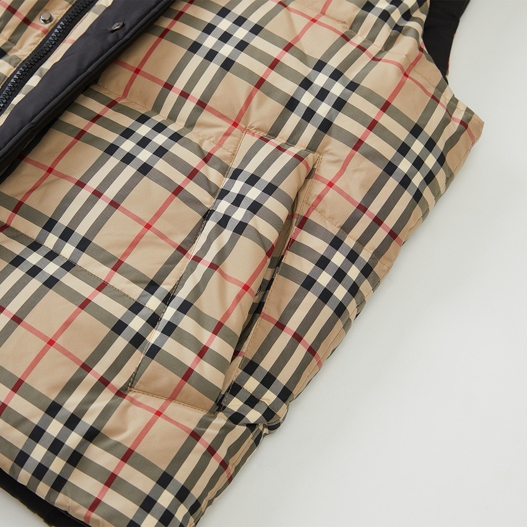 Burberry Down Jacket Cotton Black S-m-xl