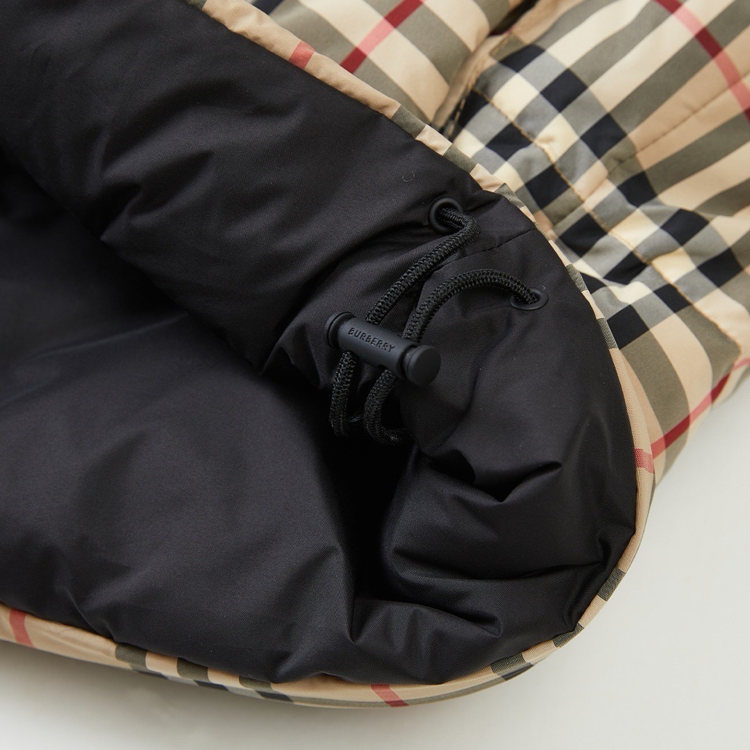 Burberry Down Jacket Cotton Black S-m-xl
