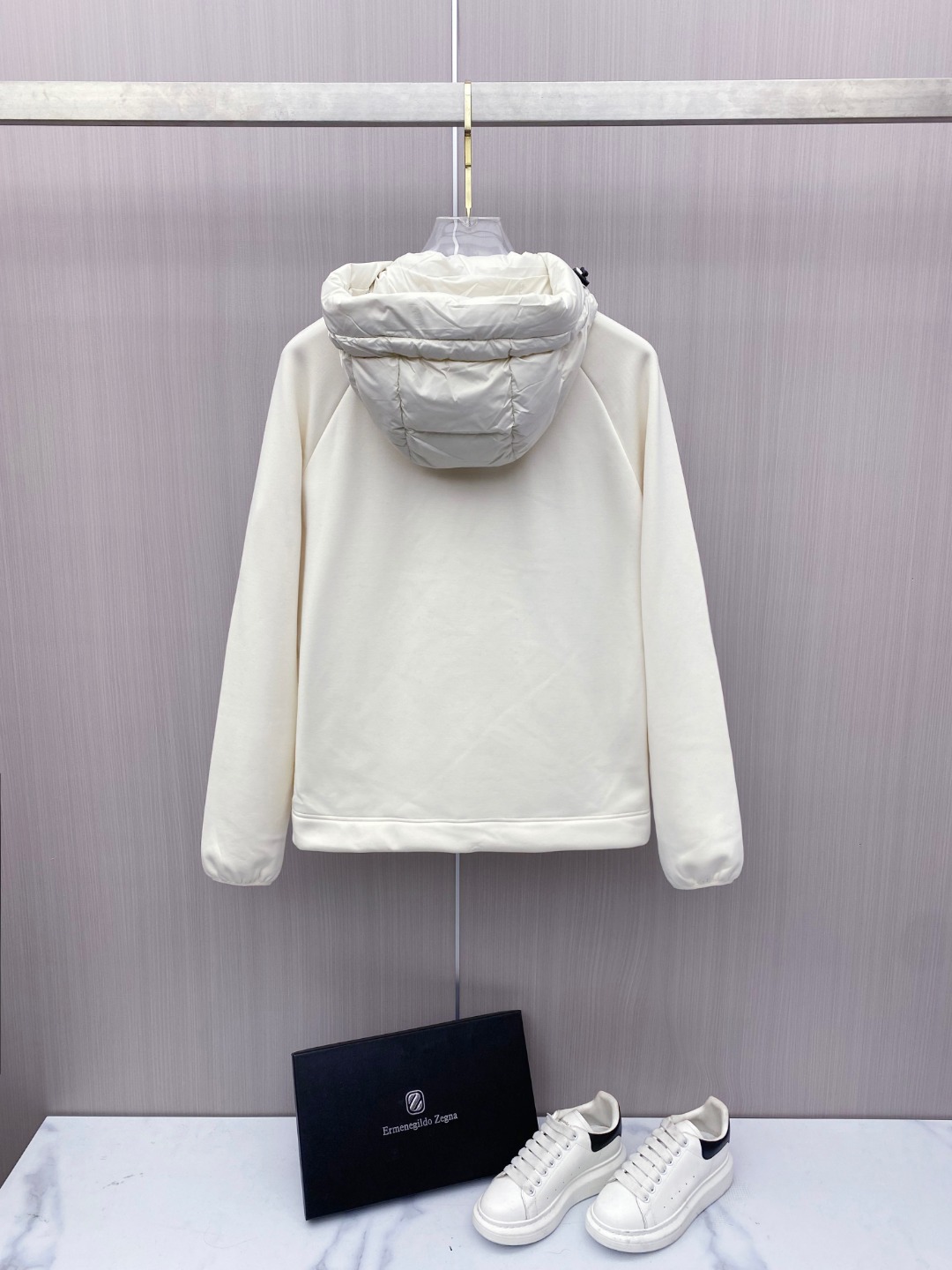 Moncler Jacket Black Hooded M-l