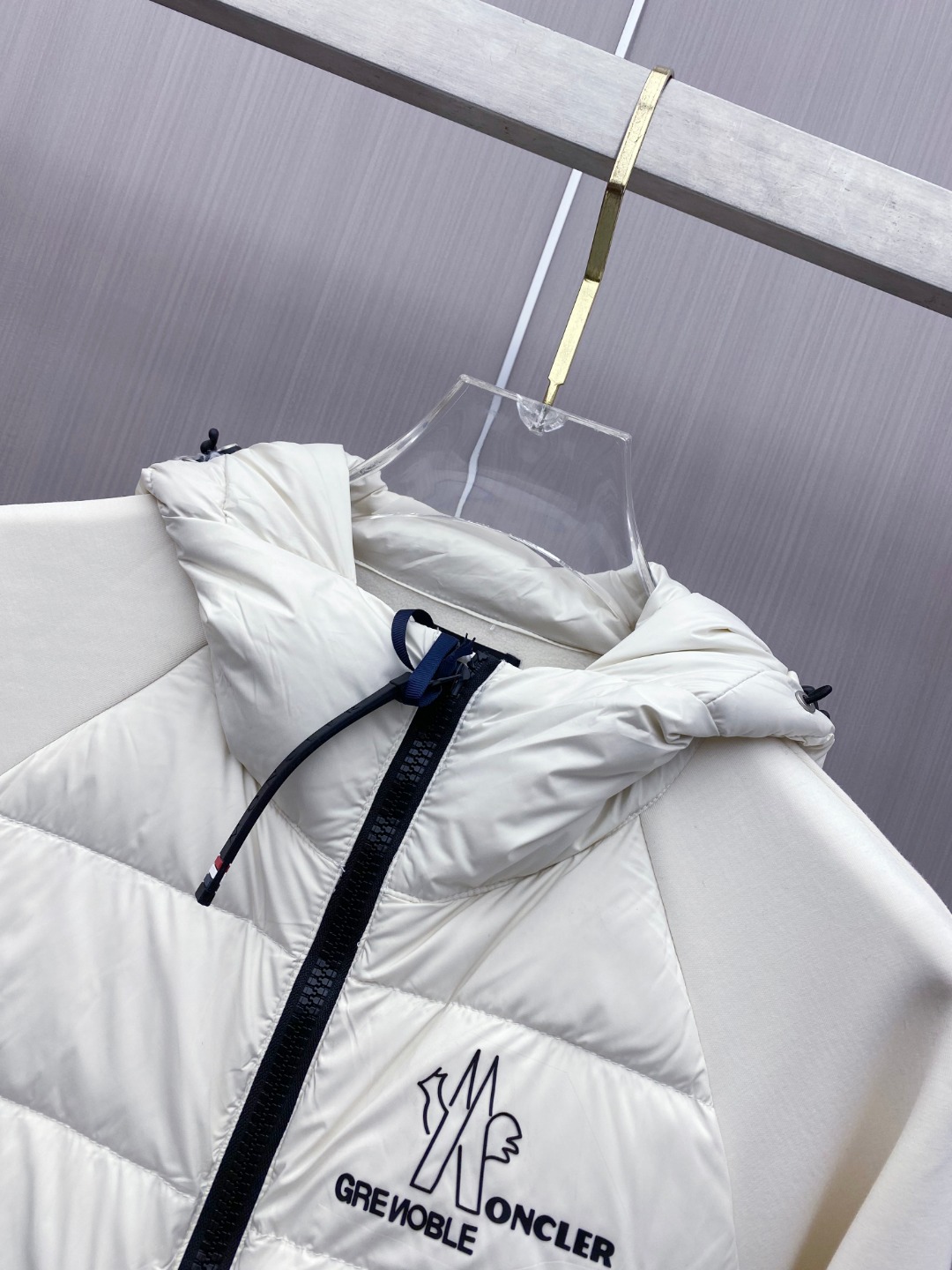 Moncler Jacket Black Hooded M-l
