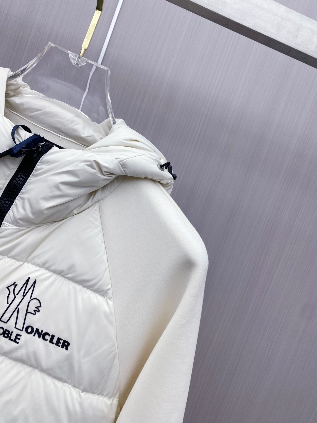 Moncler Jacket Black Hooded M-l