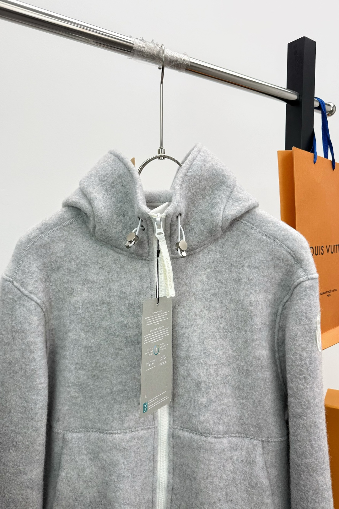 Canada Goose Male Jacket Wool Hooded S-xl