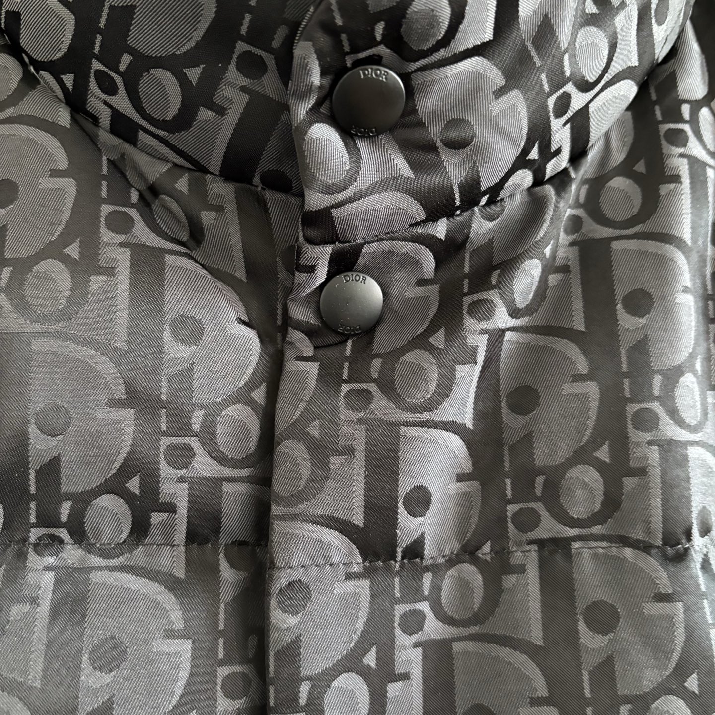 Dior Couple Vest Cotton Black Printed S-m-l-xl