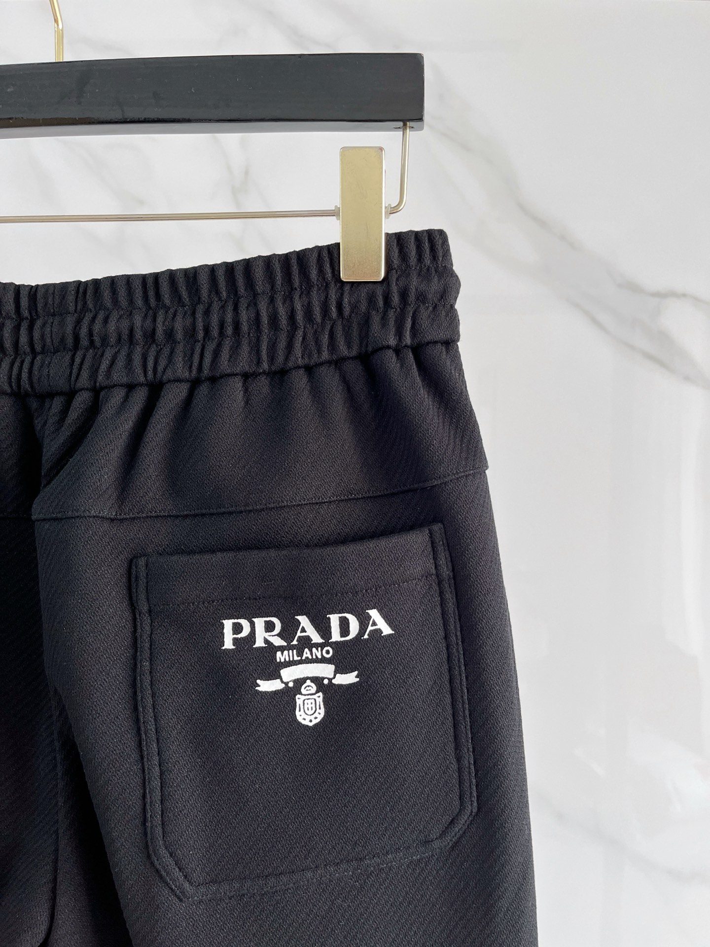 Prada Basic Clothing Black Fleece Lined M-l-xl