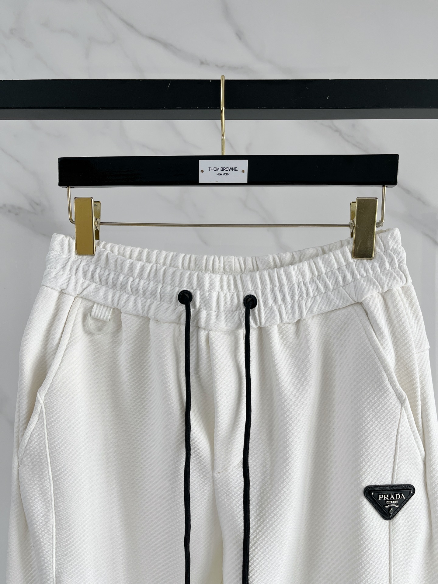 Prada Basic Clothing Black Fleece Lined M-l-xl