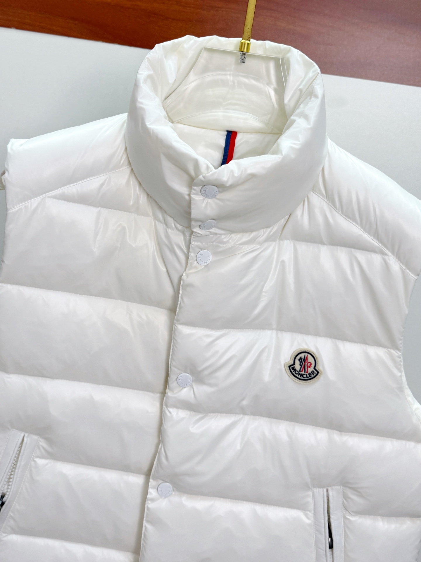 Moncler Vest Goose Down Hooded M-l