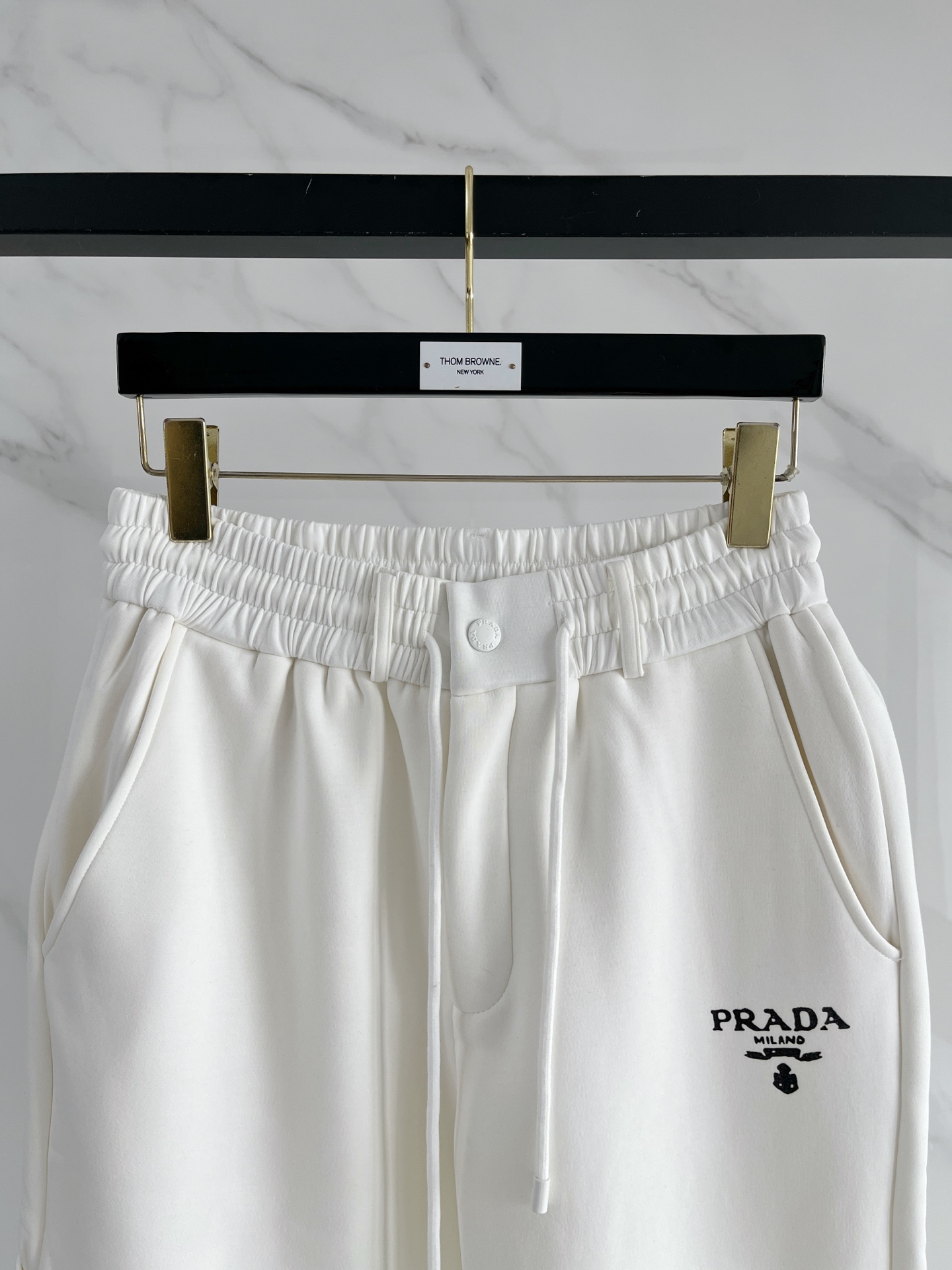 Prada Basic Clothing Black Fleece Lined M-l-xl
