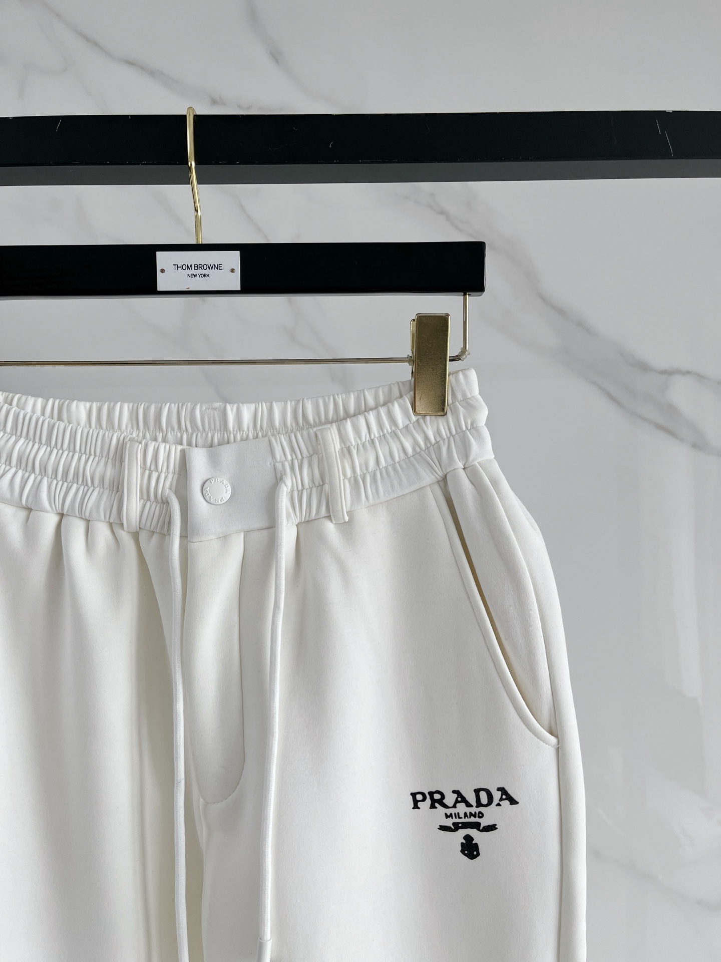 Prada Basic Clothing Black Fleece Lined M-l-xl