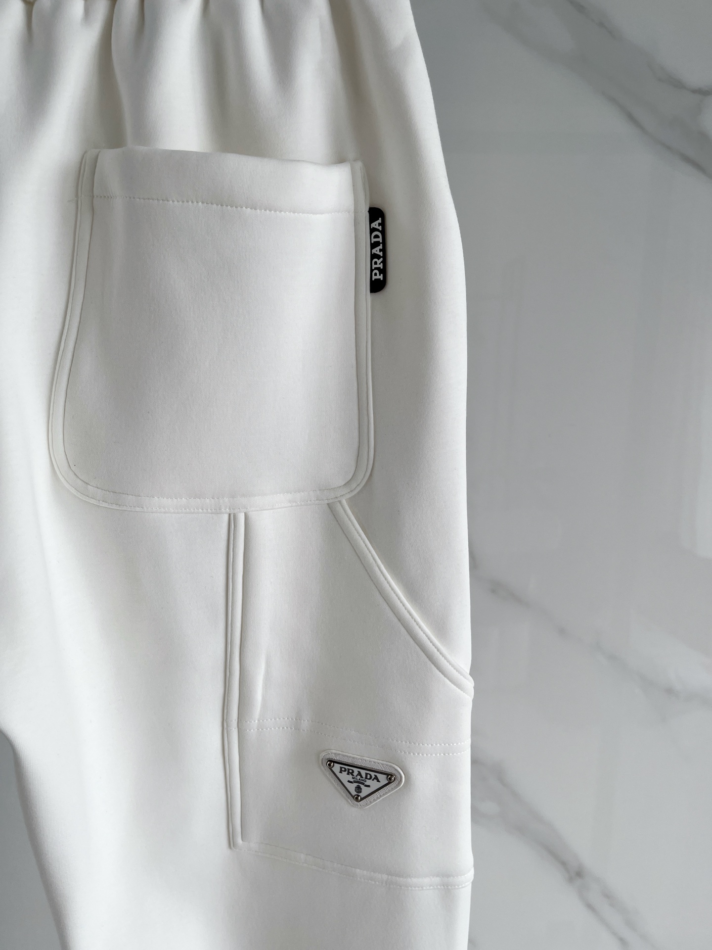 Prada Basic Clothing Black Fleece Lined M-l-xl