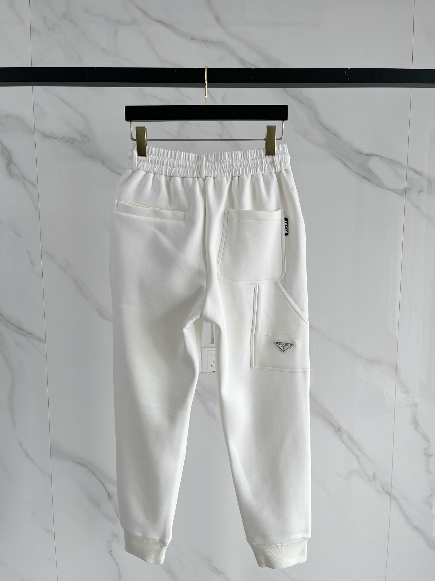 Prada Basic Clothing Black Fleece Lined M-l-xl