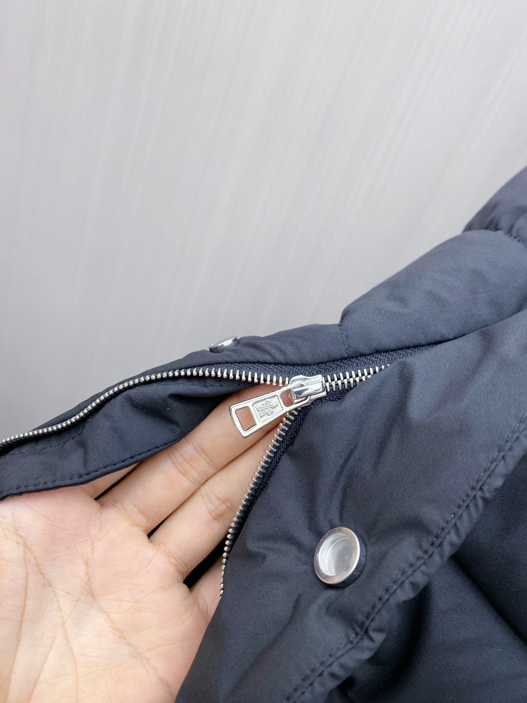 Moncler Down Jacket Knitted Black M-l