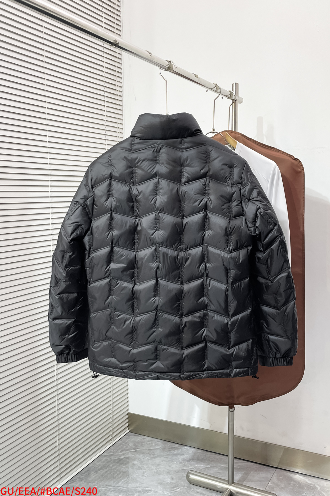 Gucci Down Jacket White Duck Down Black S-m-xxxl