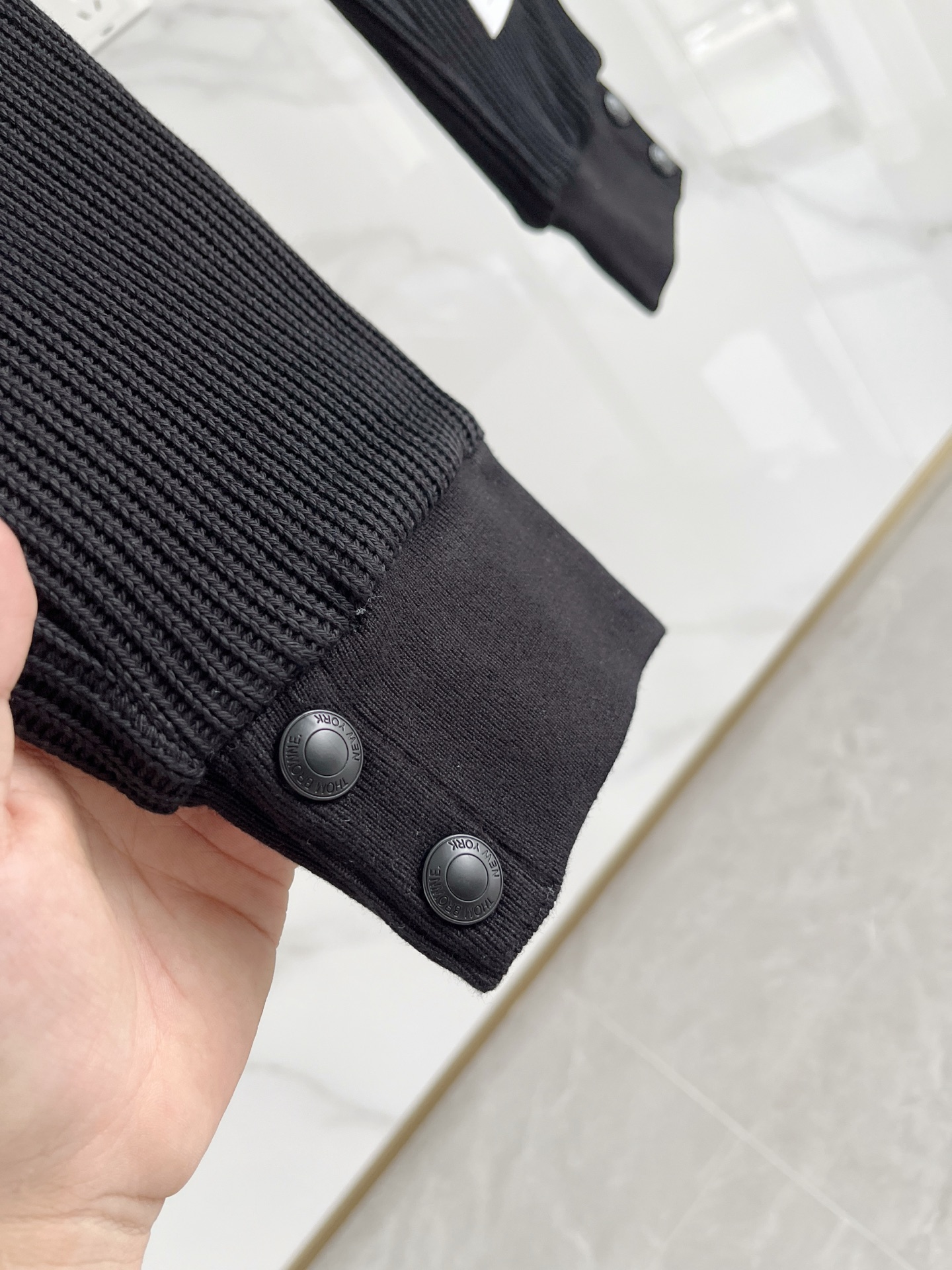 Thom Browne Basic Clothing Black Fleece Lined M-l-xl