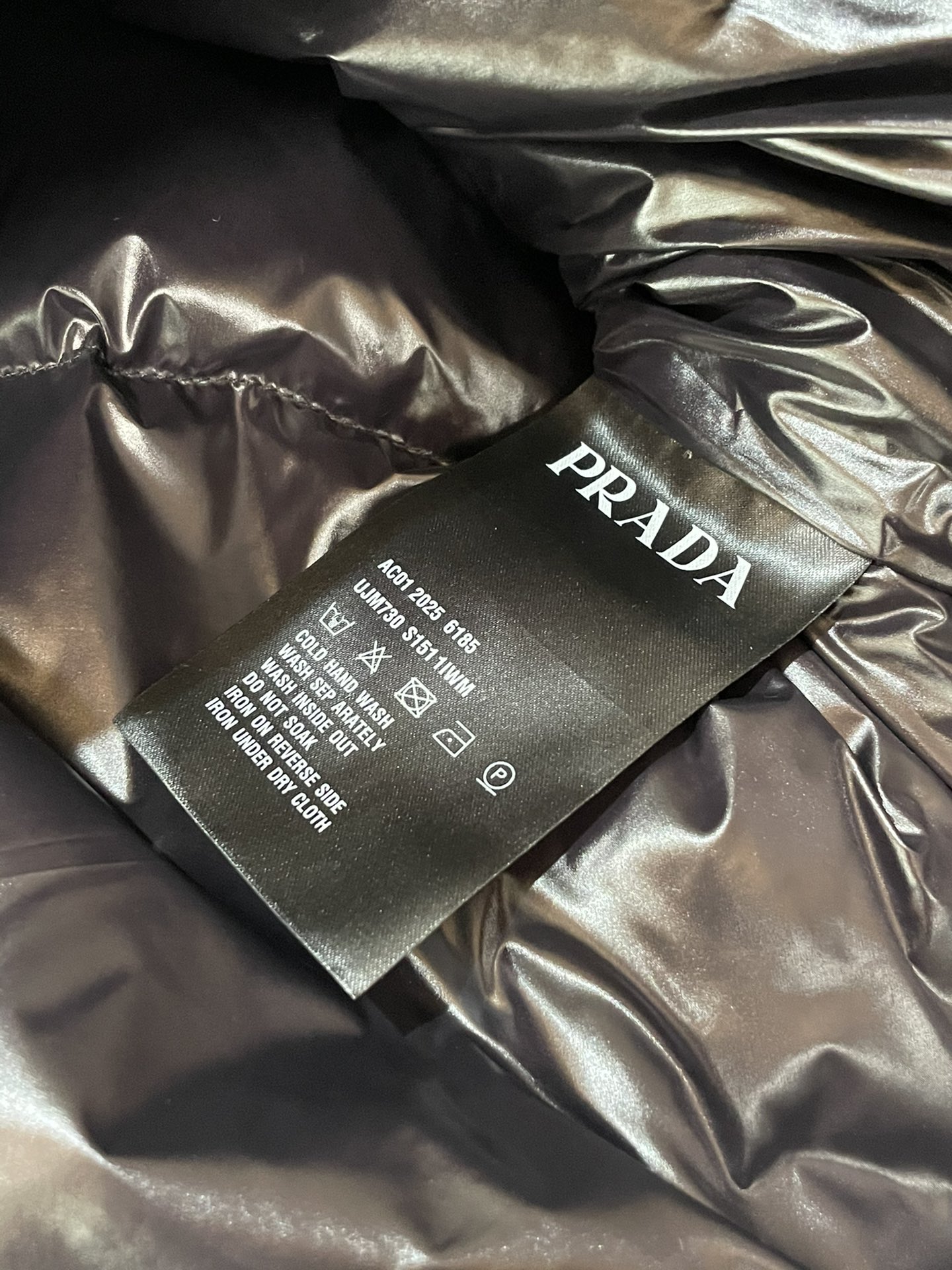 Prada Hoodie White Duck Down S