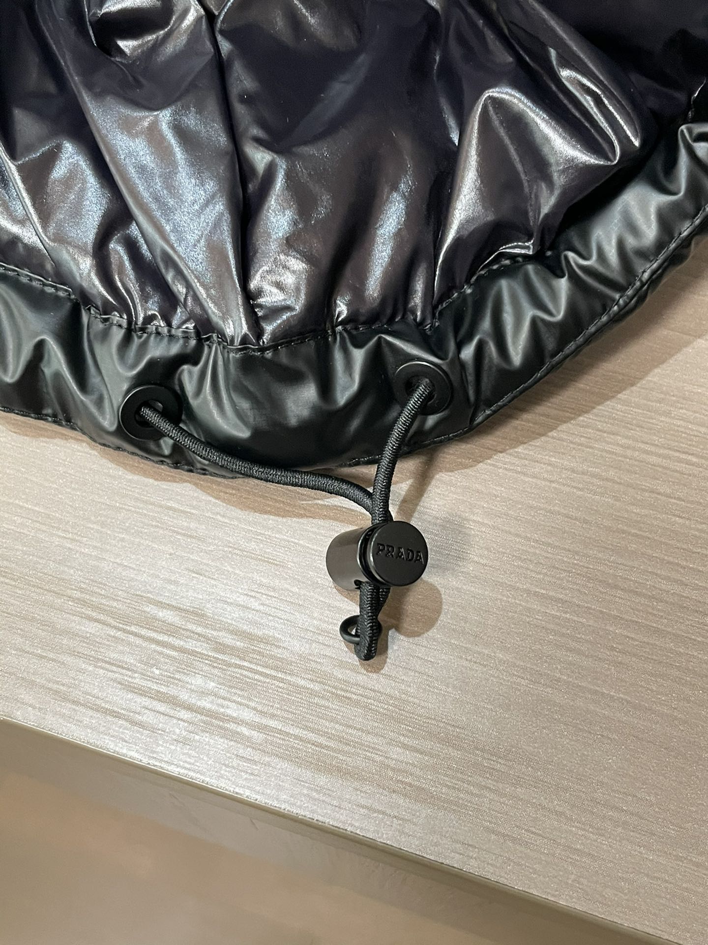 Prada Hoodie White Duck Down S