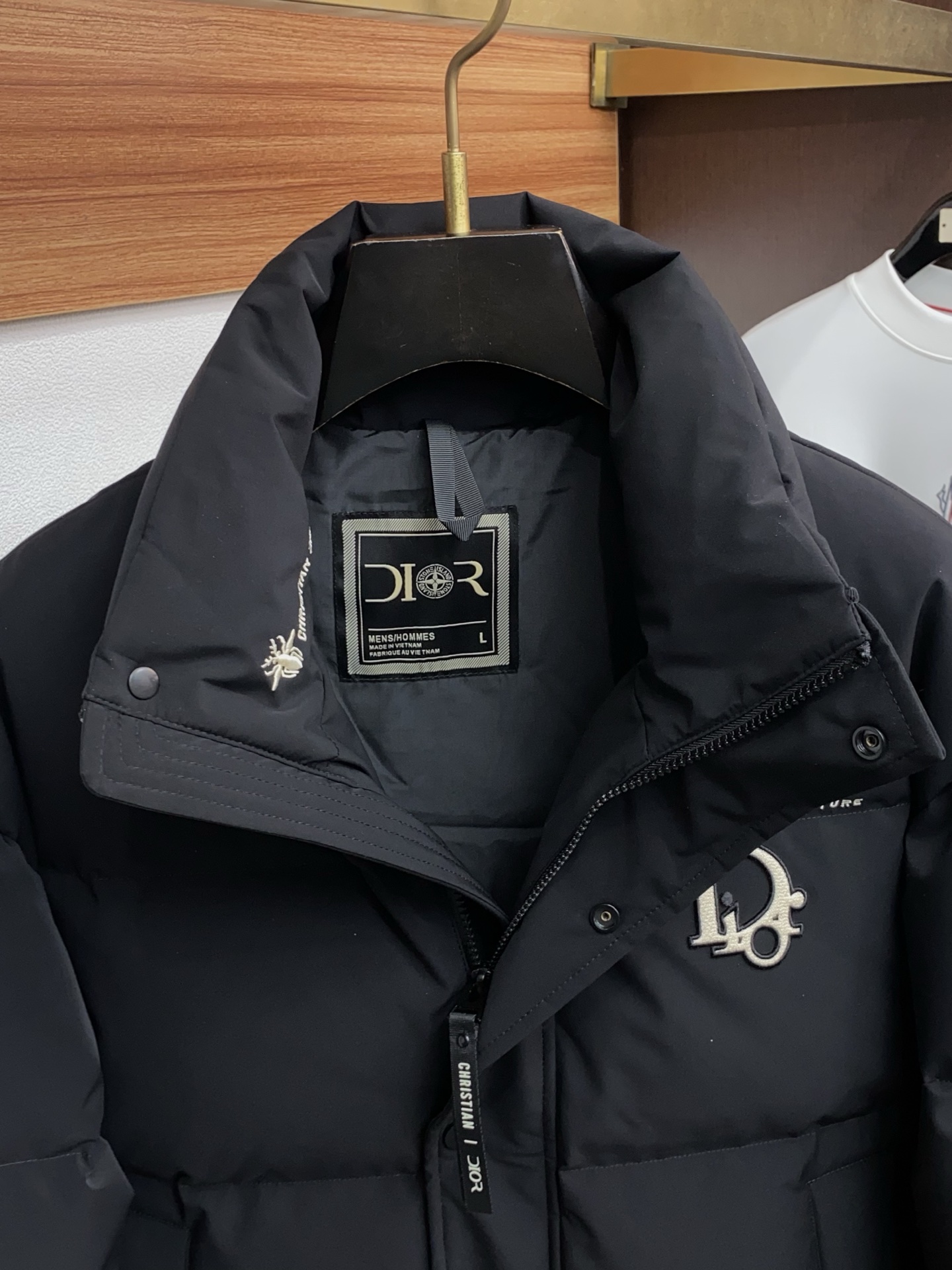 Dior Down Jacket White Duck Down S-m