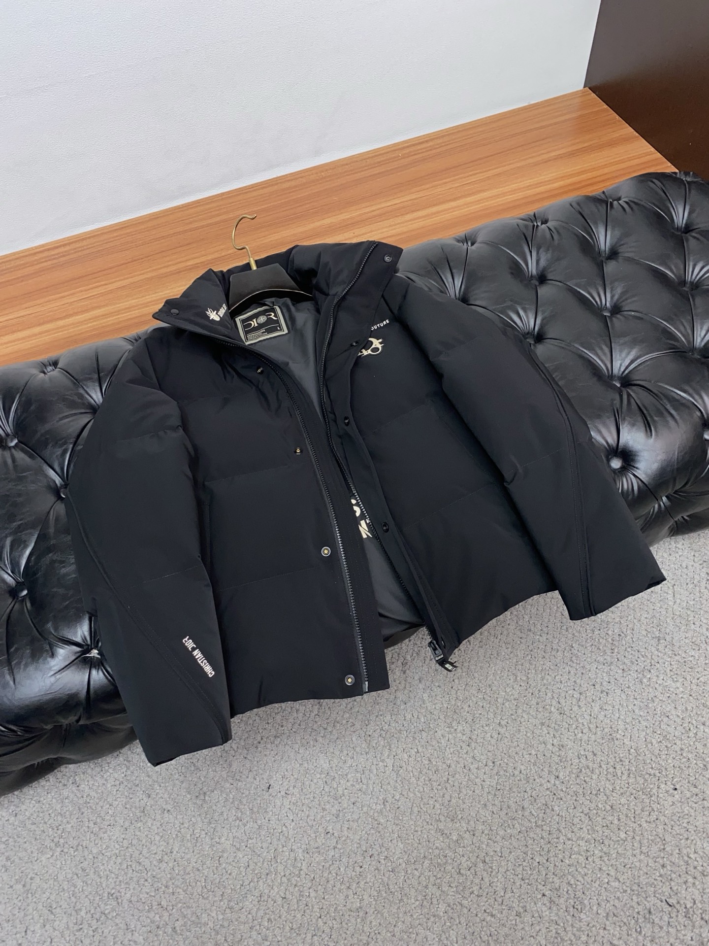 Dior Down Jacket White Duck Down S-m