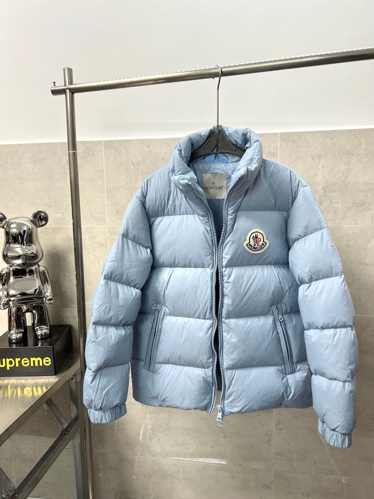 Moncler Couple Down Jacket Blue M-xl