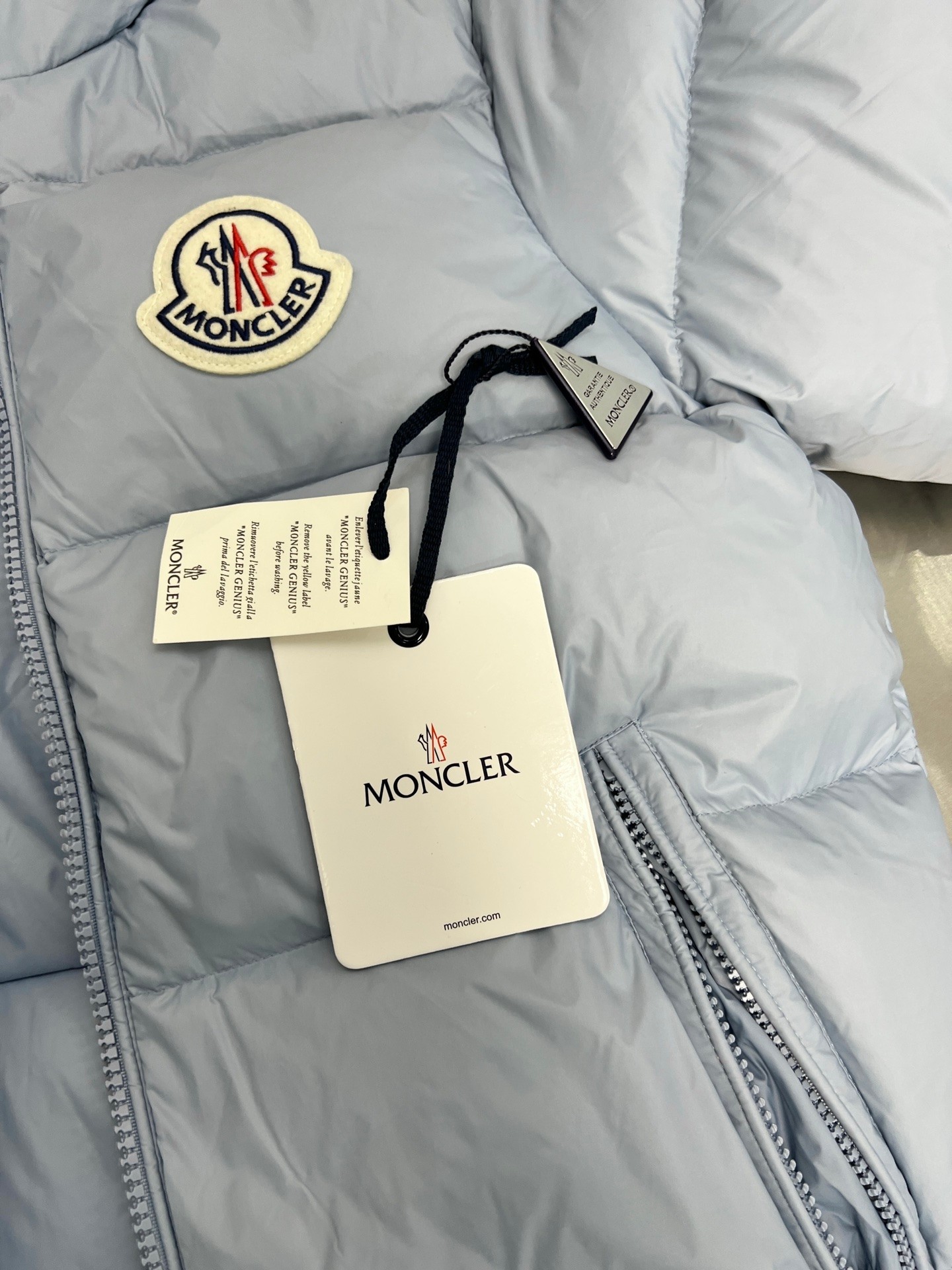 Moncler Couple Down Jacket Blue M-xl