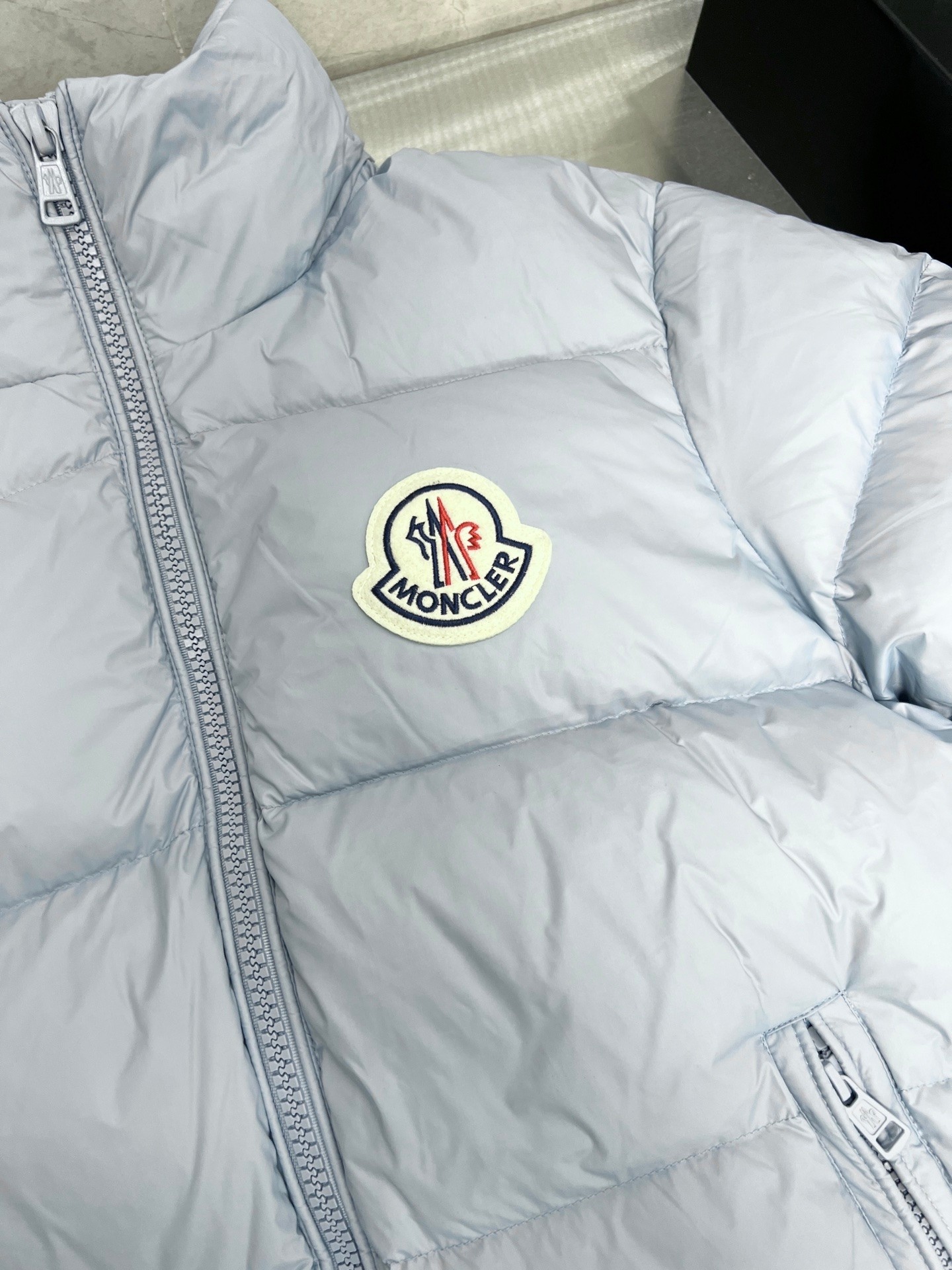 Moncler Couple Down Jacket Blue M-xl