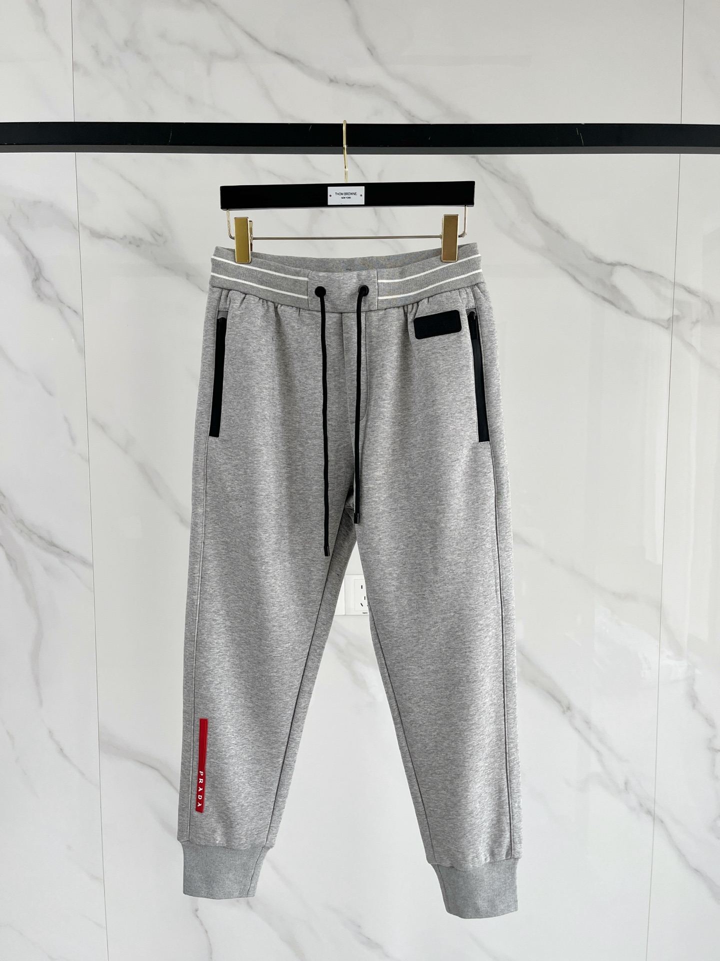 Prada Basic Clothing Black Fleece Lined M-l-xl