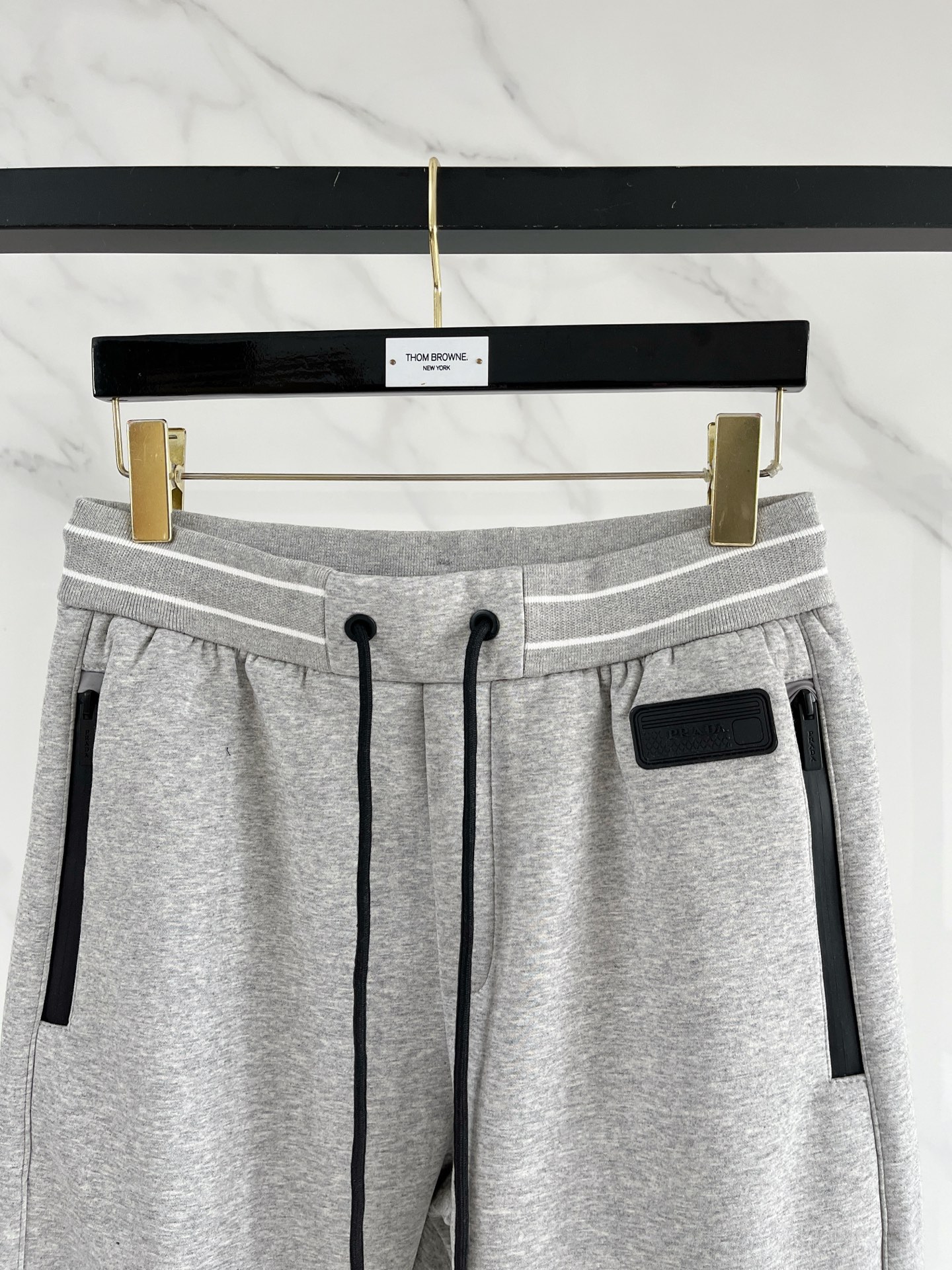 Prada Basic Clothing Black Fleece Lined M-l-xl