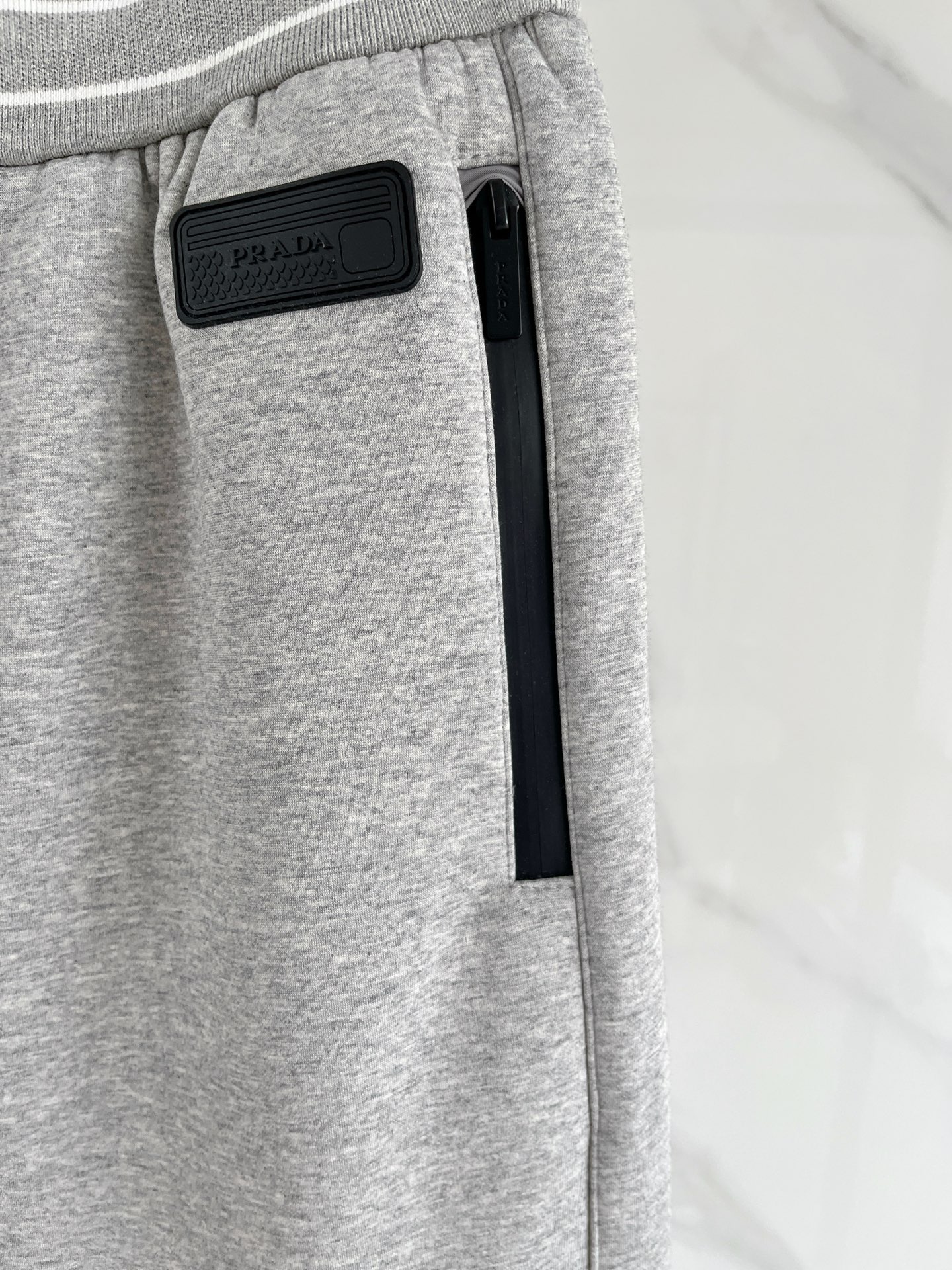Prada Basic Clothing Black Fleece Lined M-l-xl