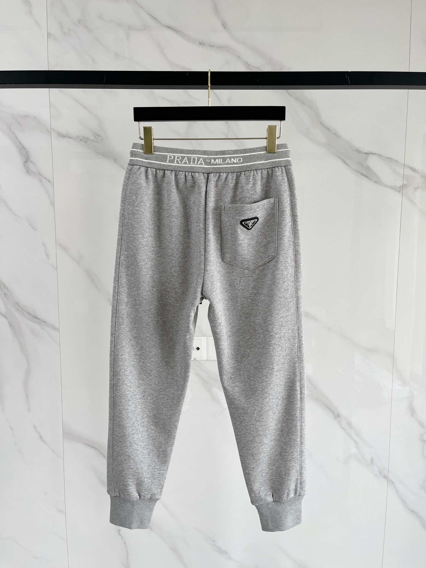 Prada Basic Clothing Black Fleece Lined M-l-xl