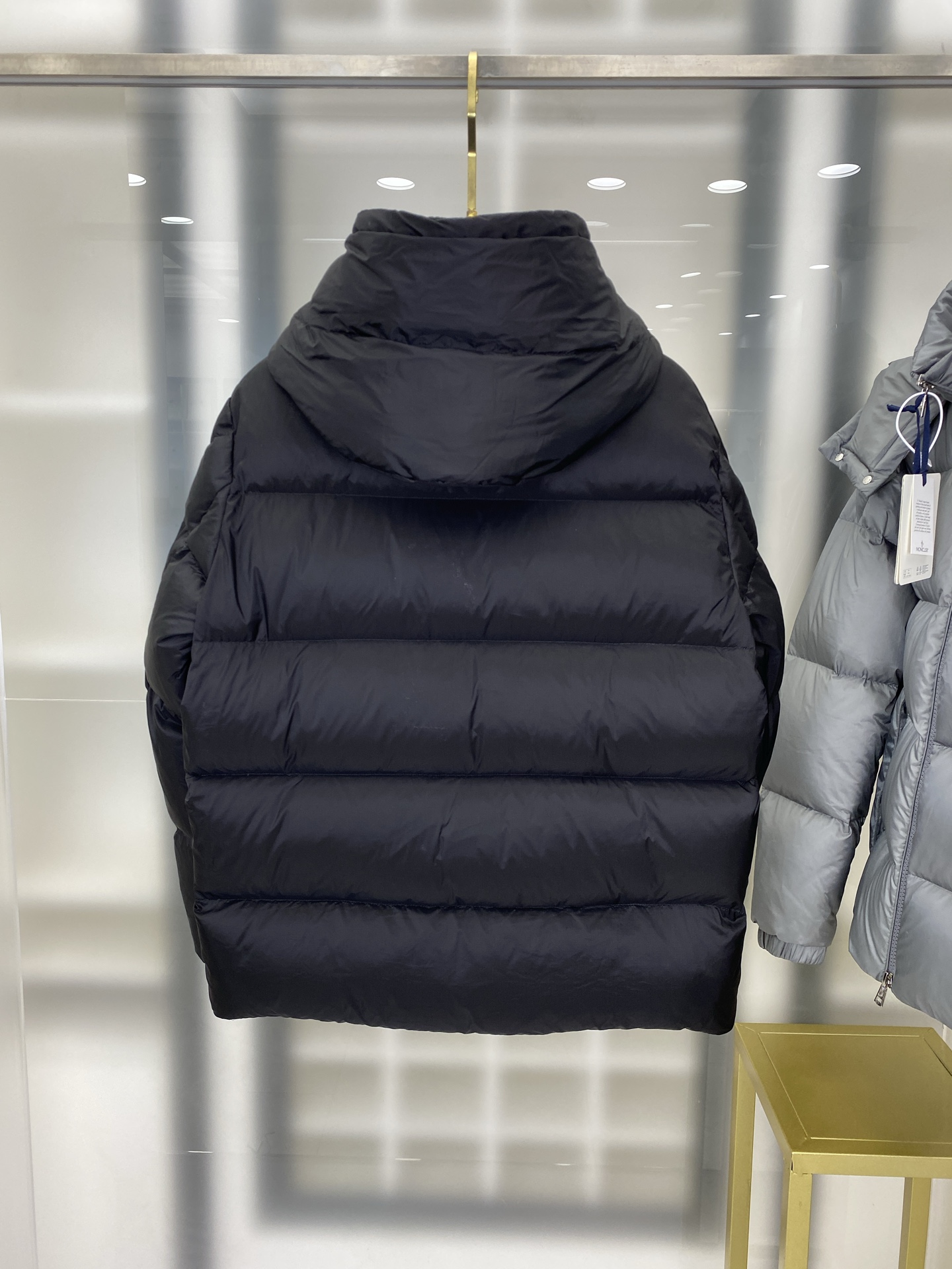 Moncler Couple Down Jacket Black Couple Style M-l