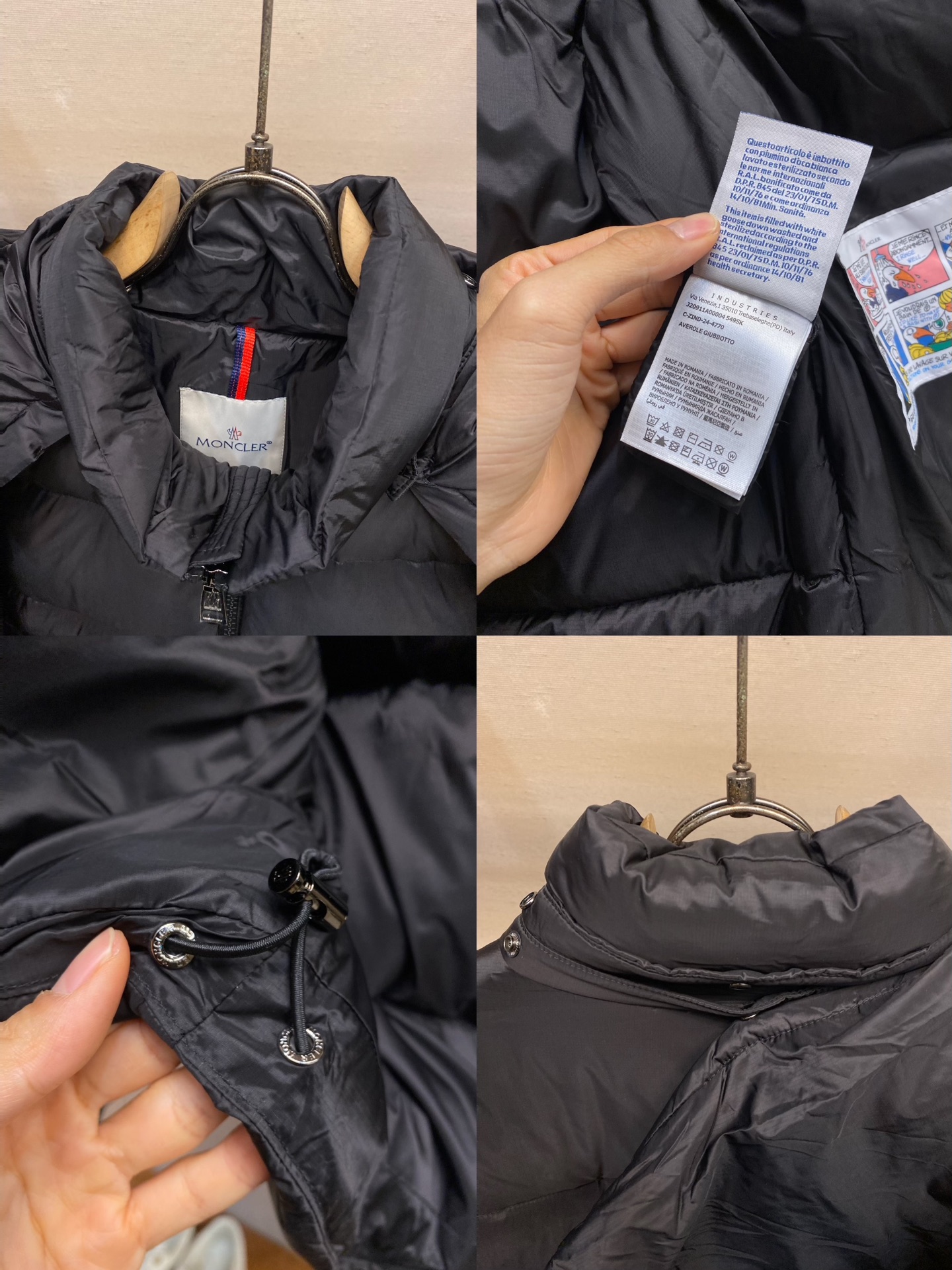 Moncler Female Down Jacket Hooded M-l