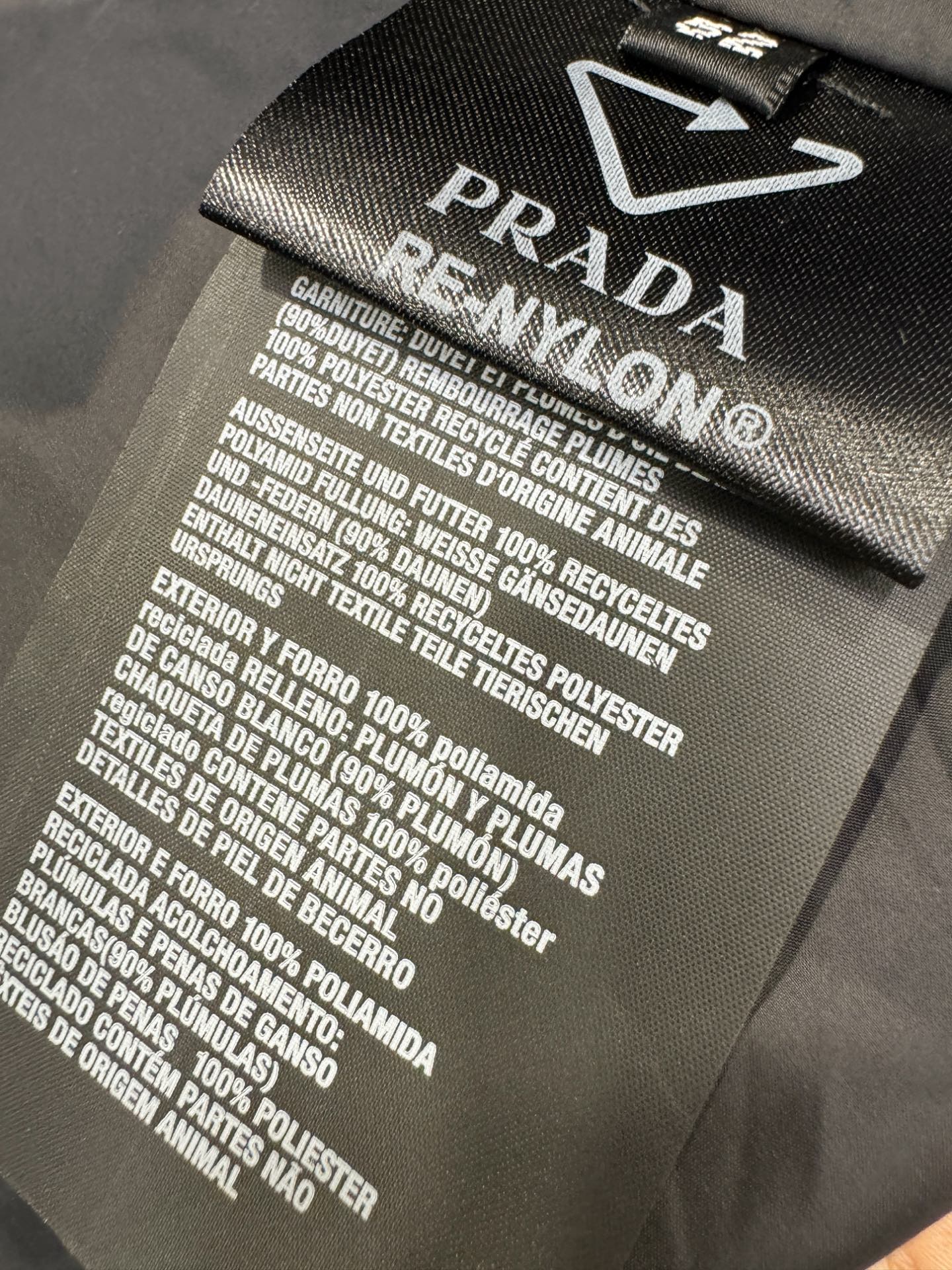 Prada Down Jacket Goose Down