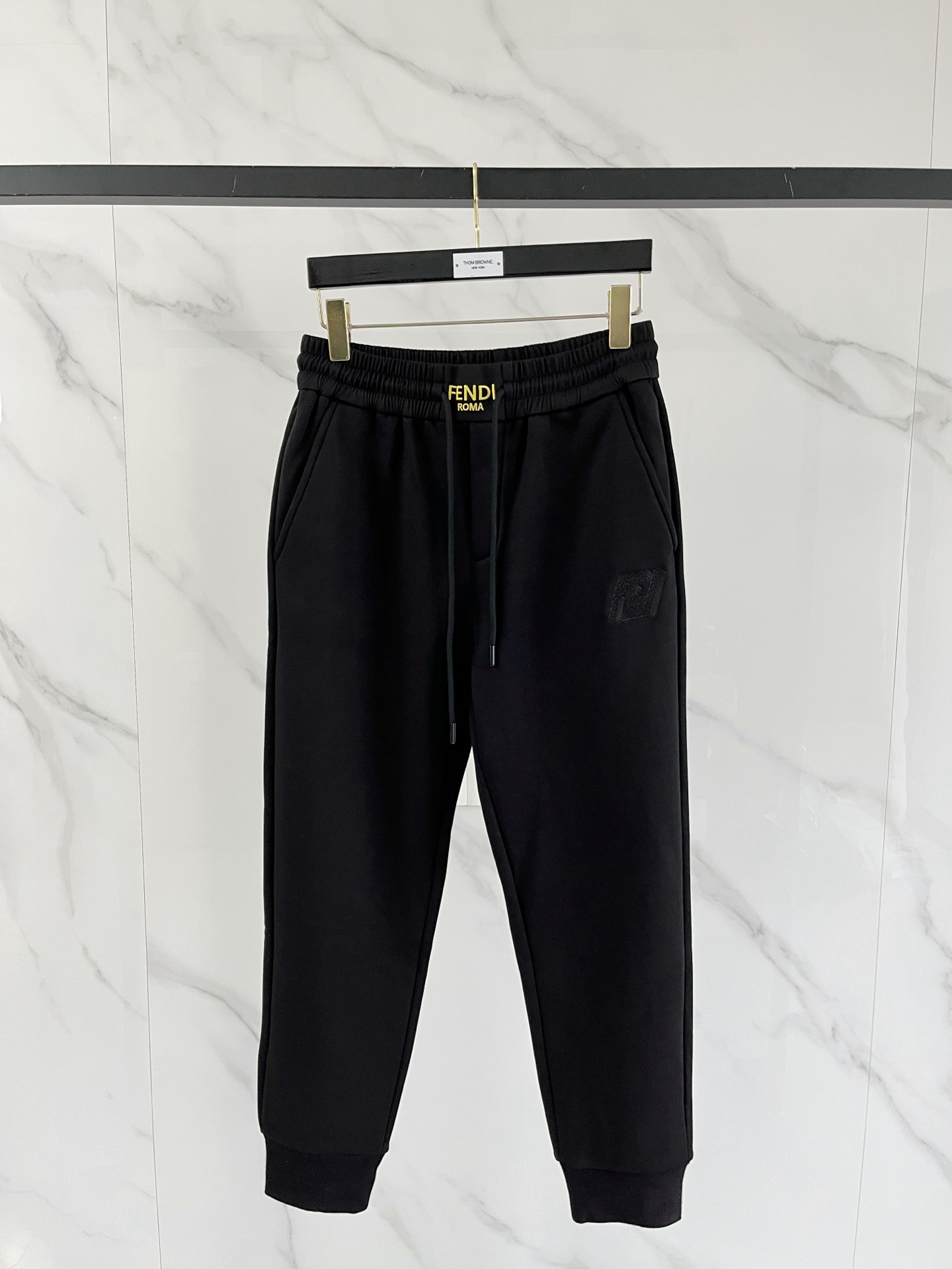 Fendi Basic Clothing Black Fleece Lined M-l-xl
