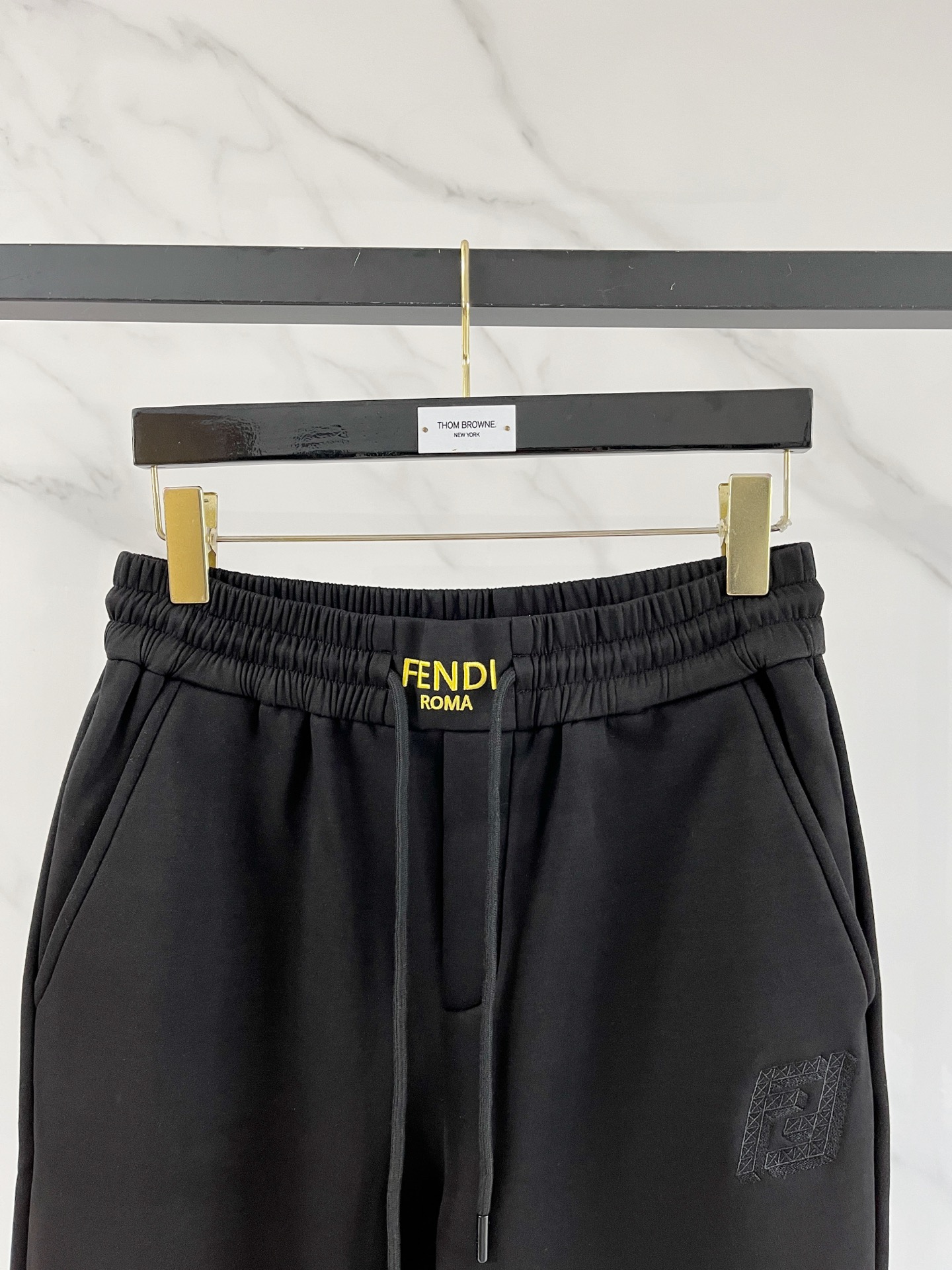 Fendi Basic Clothing Black Fleece Lined M-l-xl