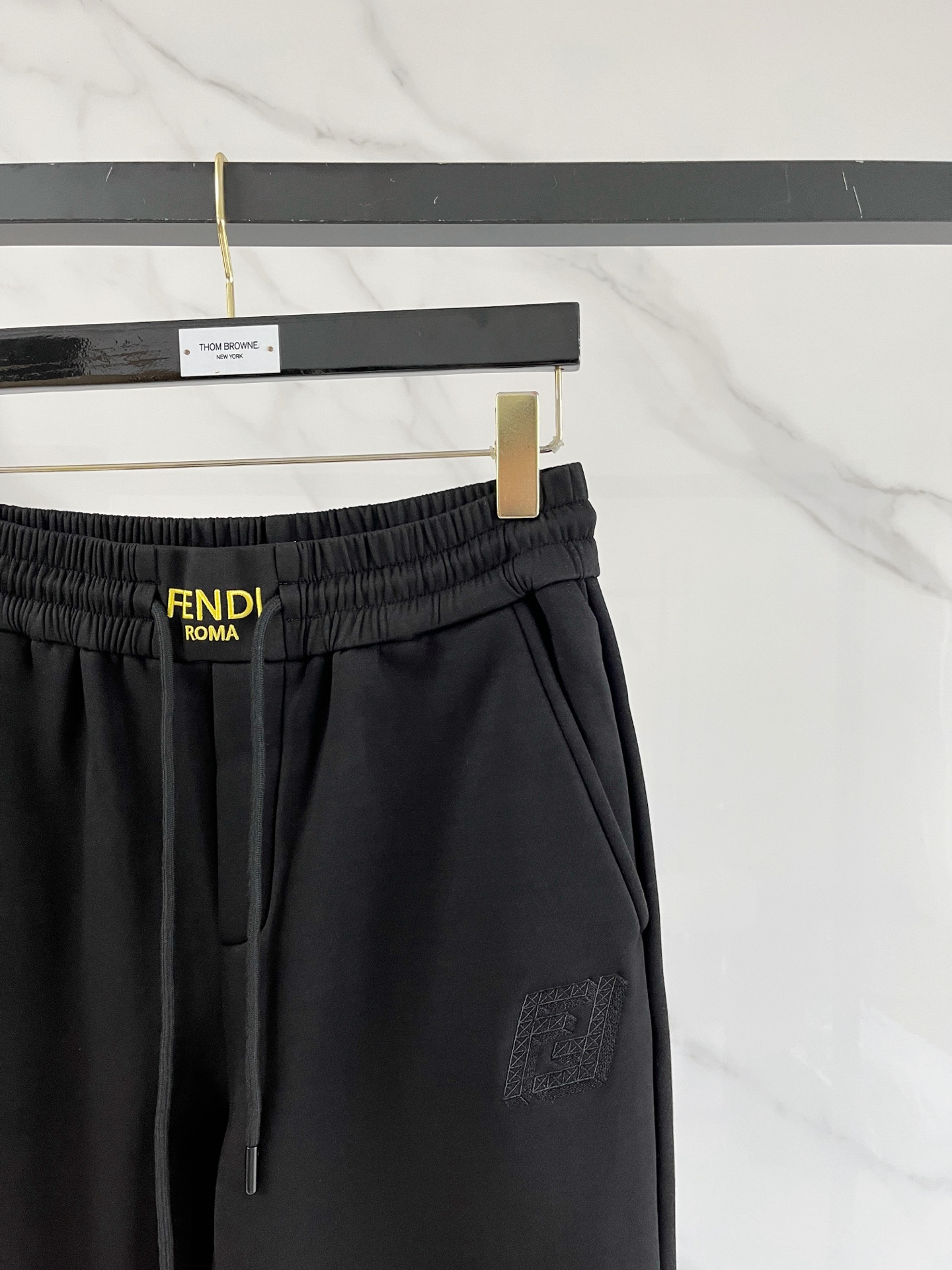 Fendi Basic Clothing Black Fleece Lined M-l-xl