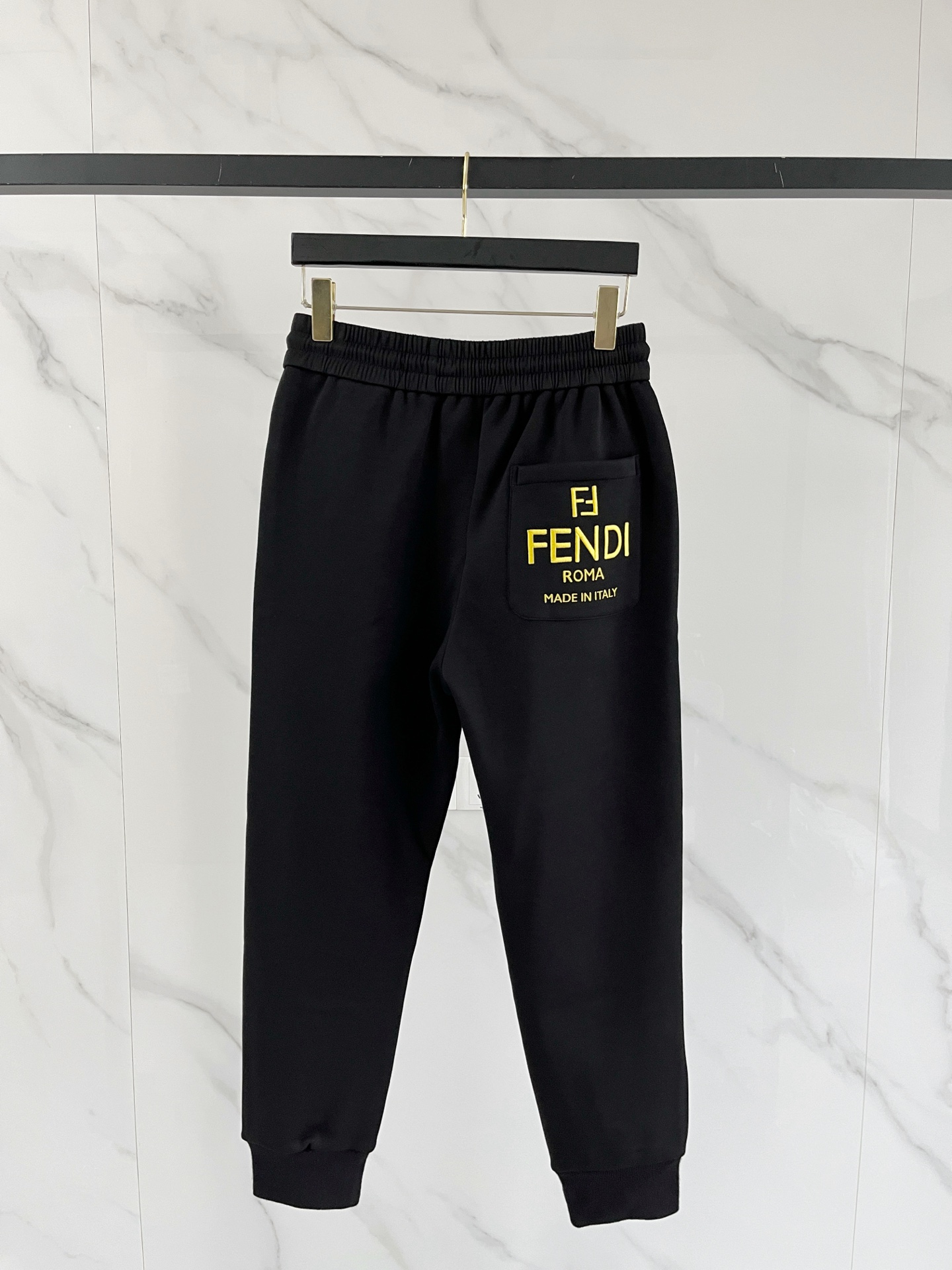 Fendi Basic Clothing Black Fleece Lined M-l-xl