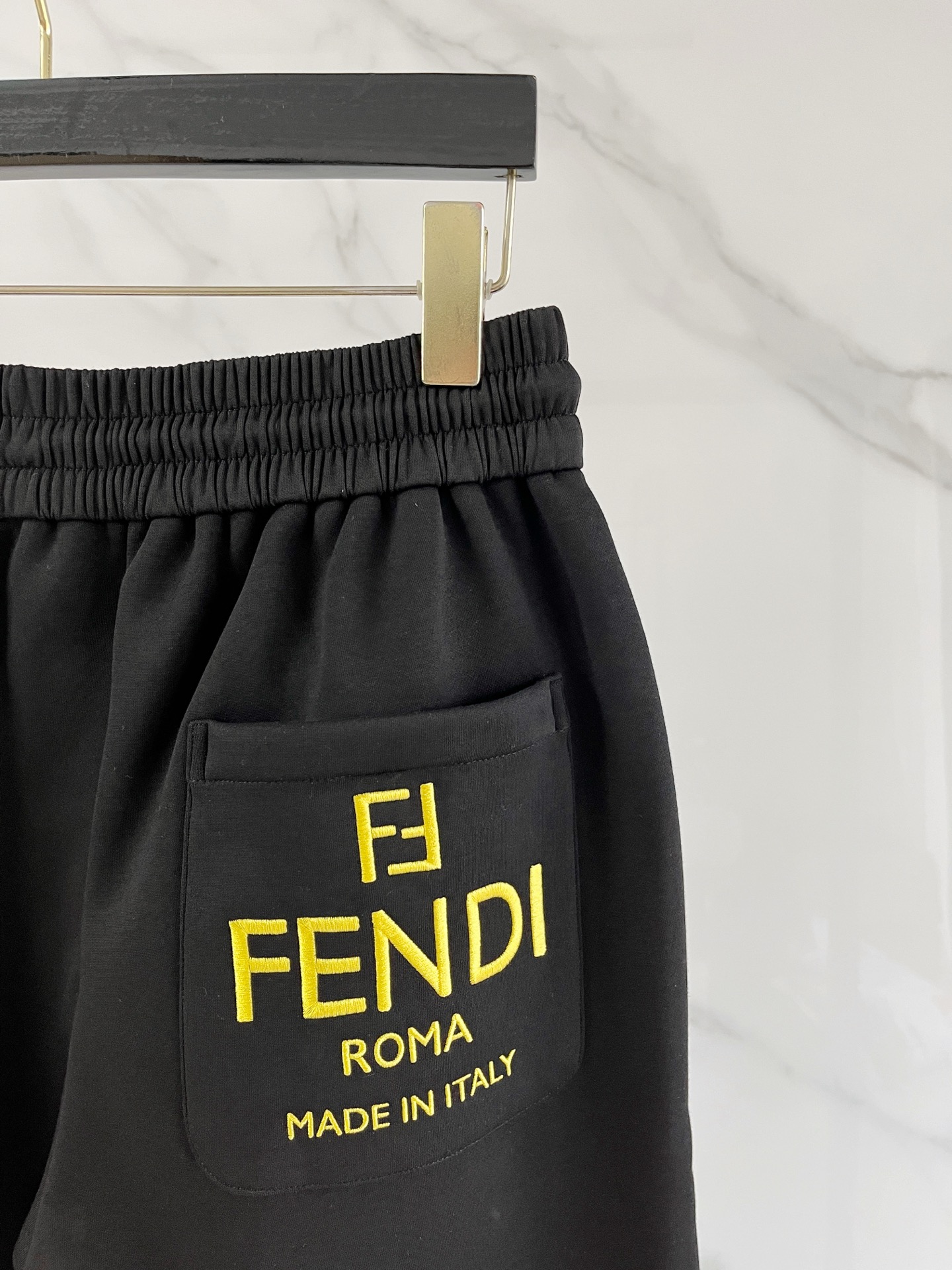 Fendi Basic Clothing Black Fleece Lined M-l-xl