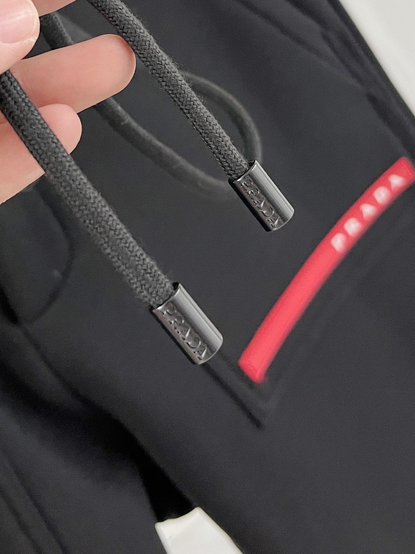 Prada Basic Clothing Black Fleece Lined M-l-xl