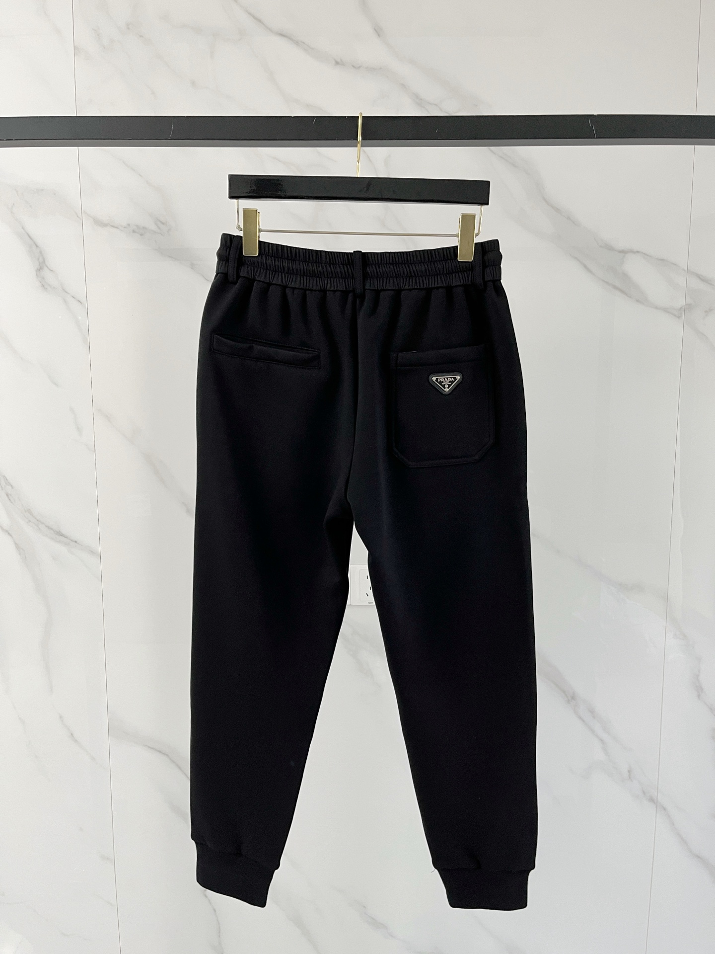 Prada Basic Clothing Black Fleece Lined M-l-xl