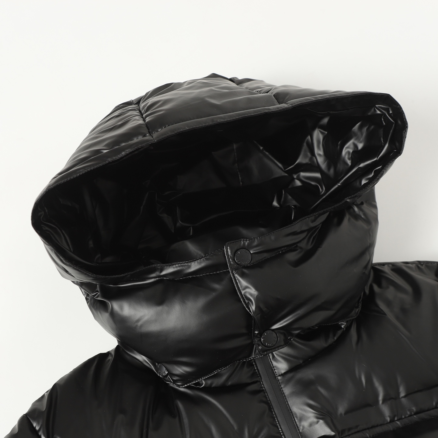 Prada Couple Down Jacket Black Hooded