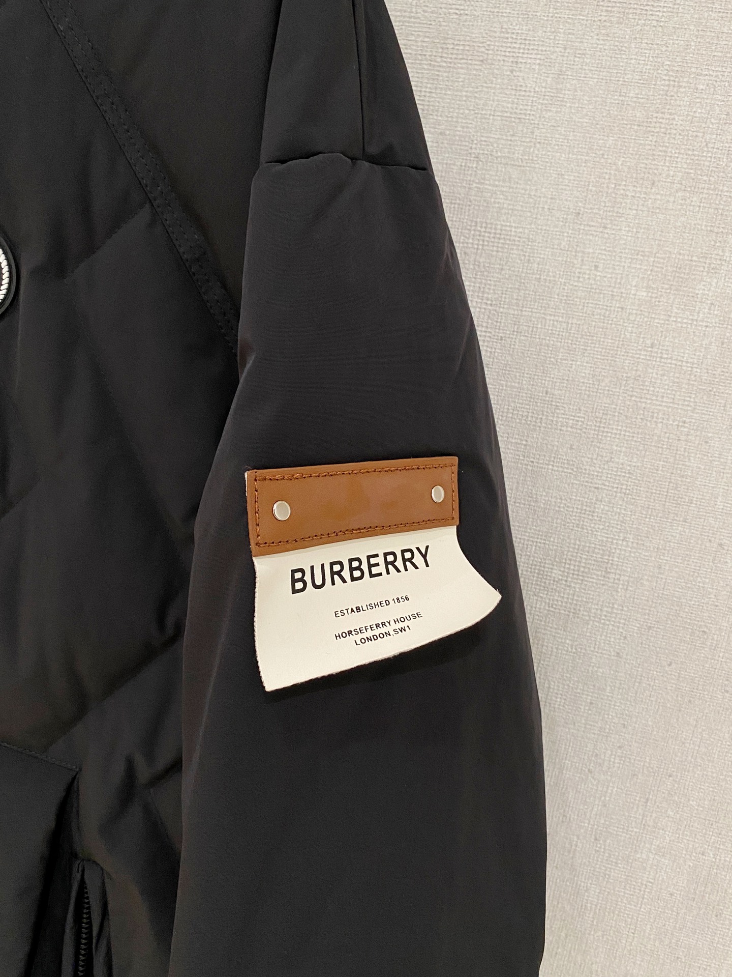 Burberry Down Jacket Knitted Black S-m-xxxl