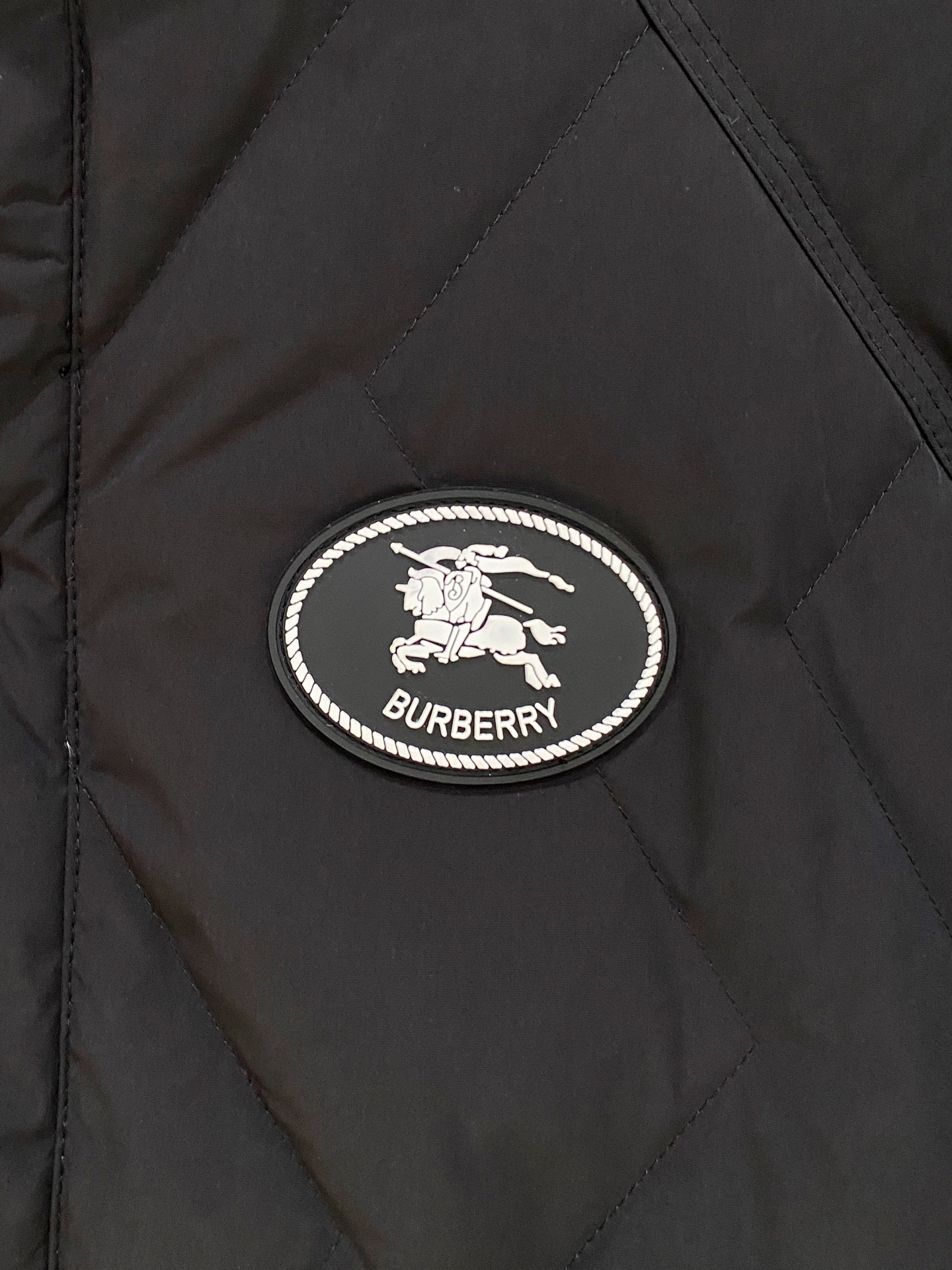 Burberry Down Jacket Knitted Black S-m-xxxl