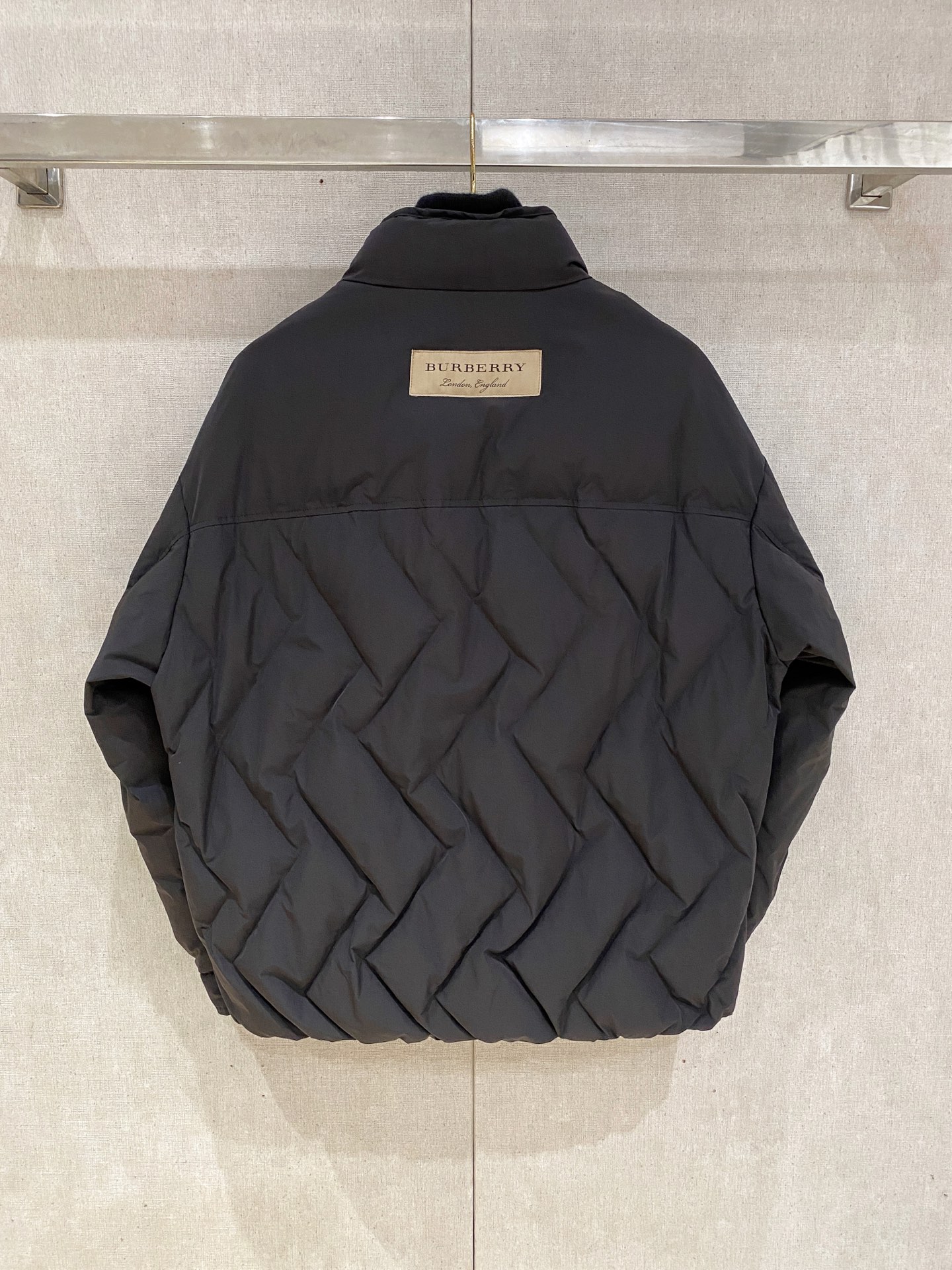 Burberry Down Jacket Knitted Black S-m-xxxl