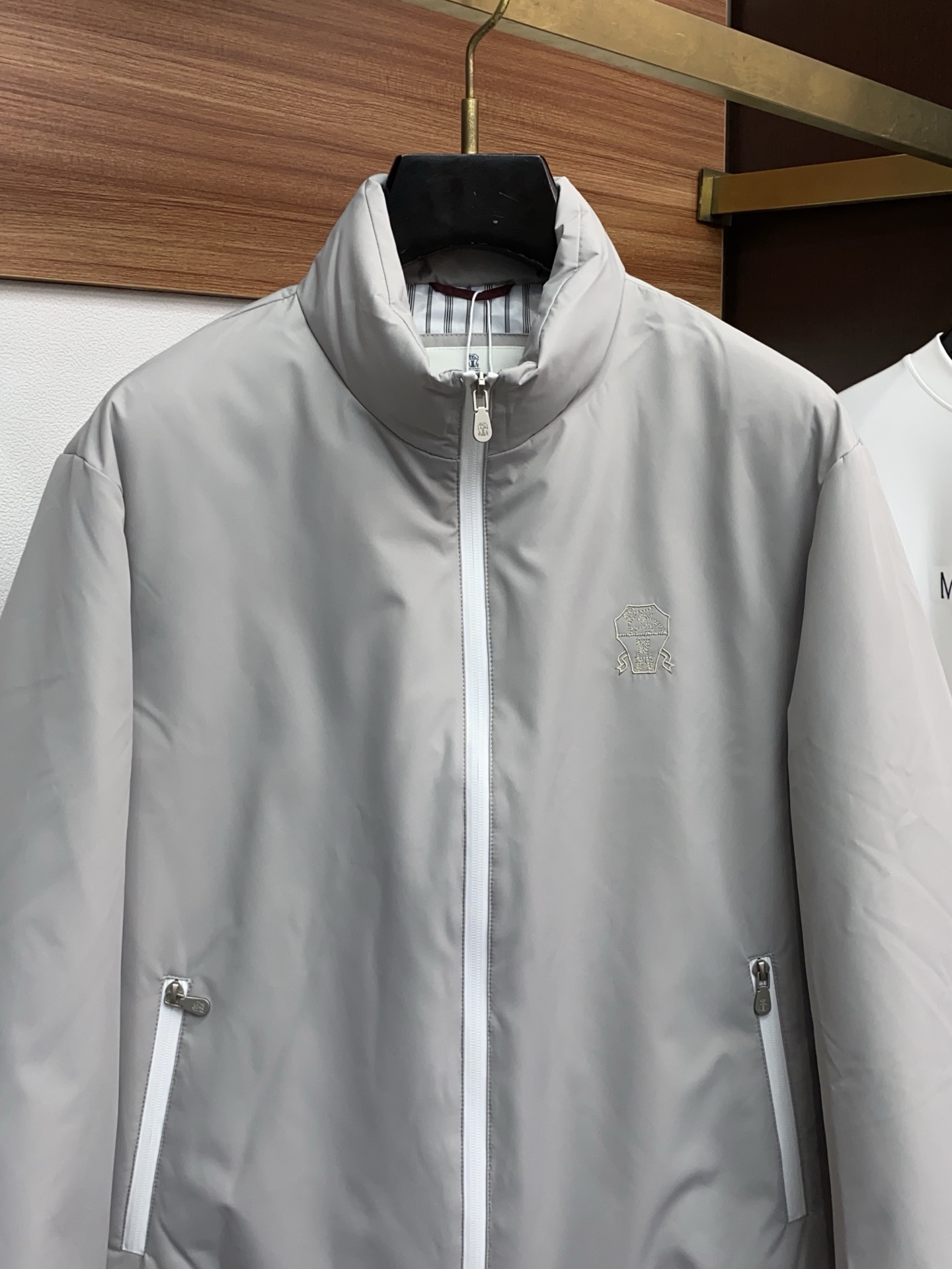 Brunello Cucinelli Couple Down Jacket White Duck Down M-xl