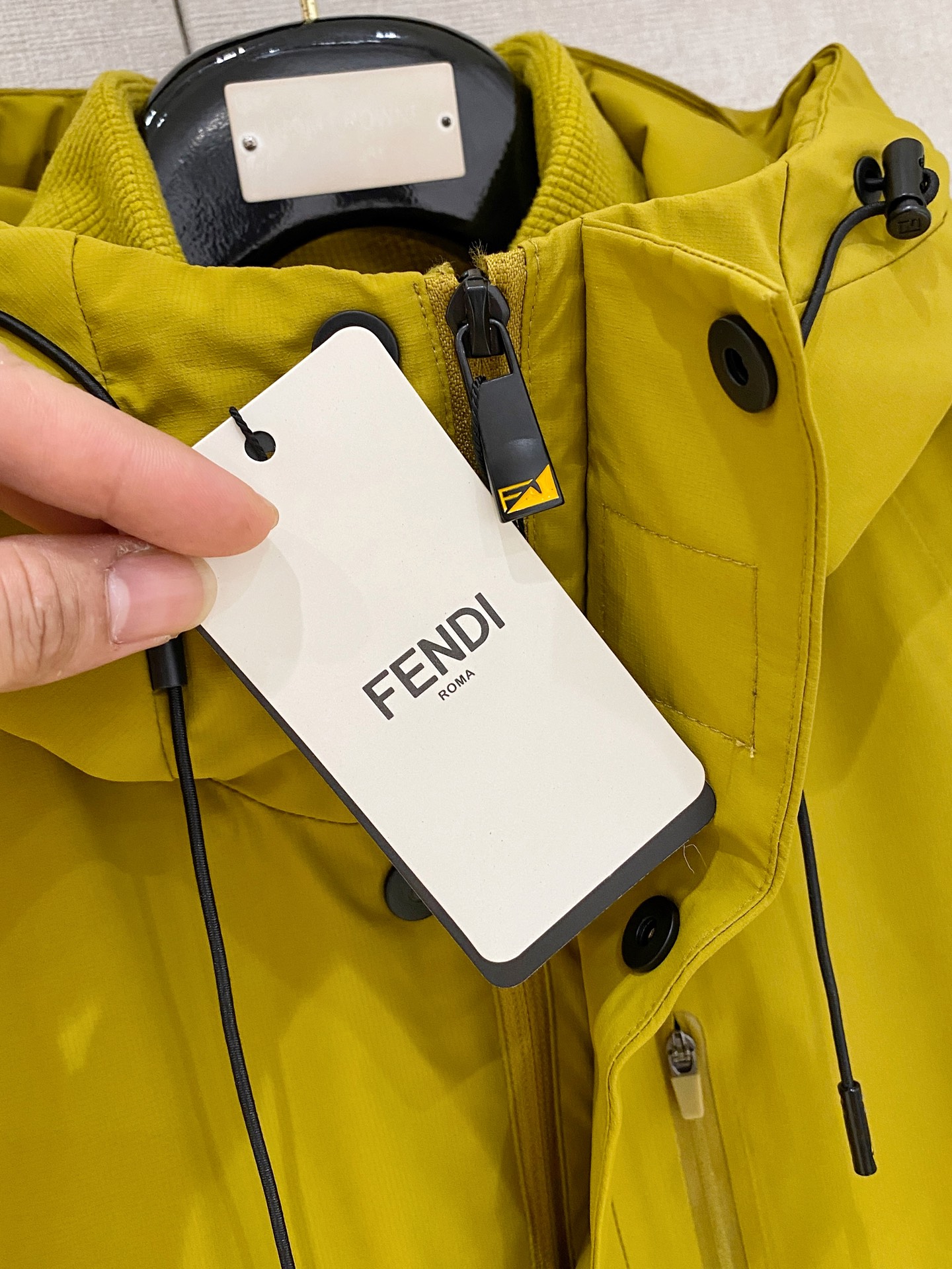 Fendi Down Jacket Knitted Black S-m-xxxl