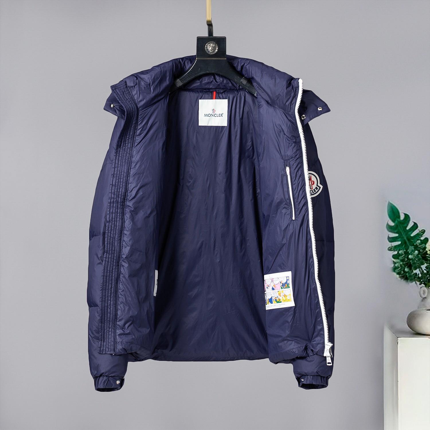 Moncler Male Down Jacket Goose Down Black M-l-xl