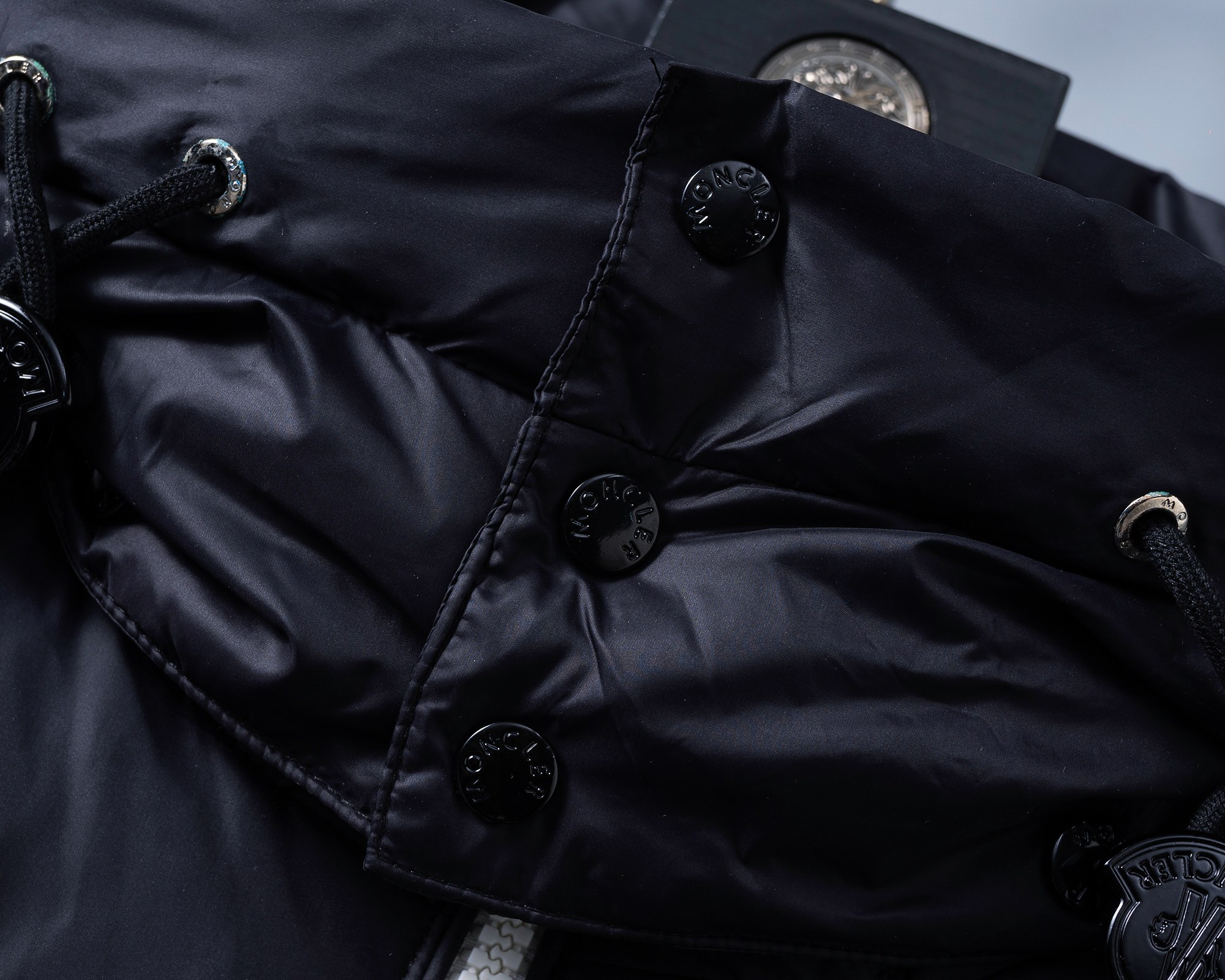 Moncler Male Down Jacket Goose Down Black M-l-xl