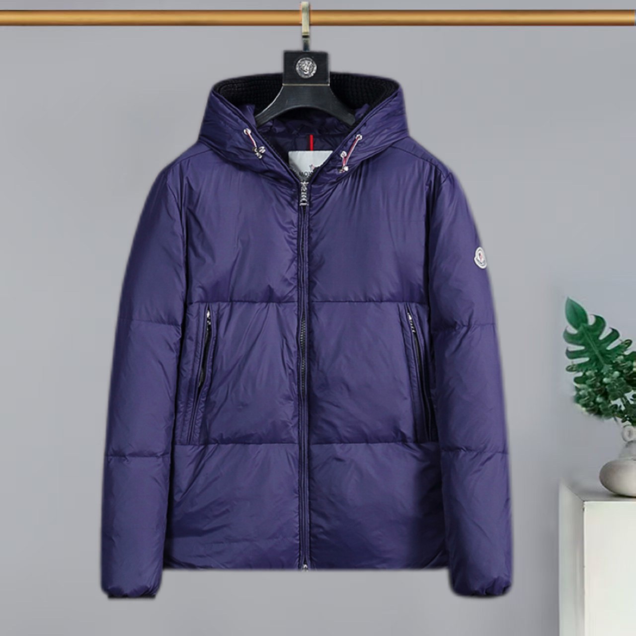 Moncler Male Down Jacket Goose Down Black M-l-xl