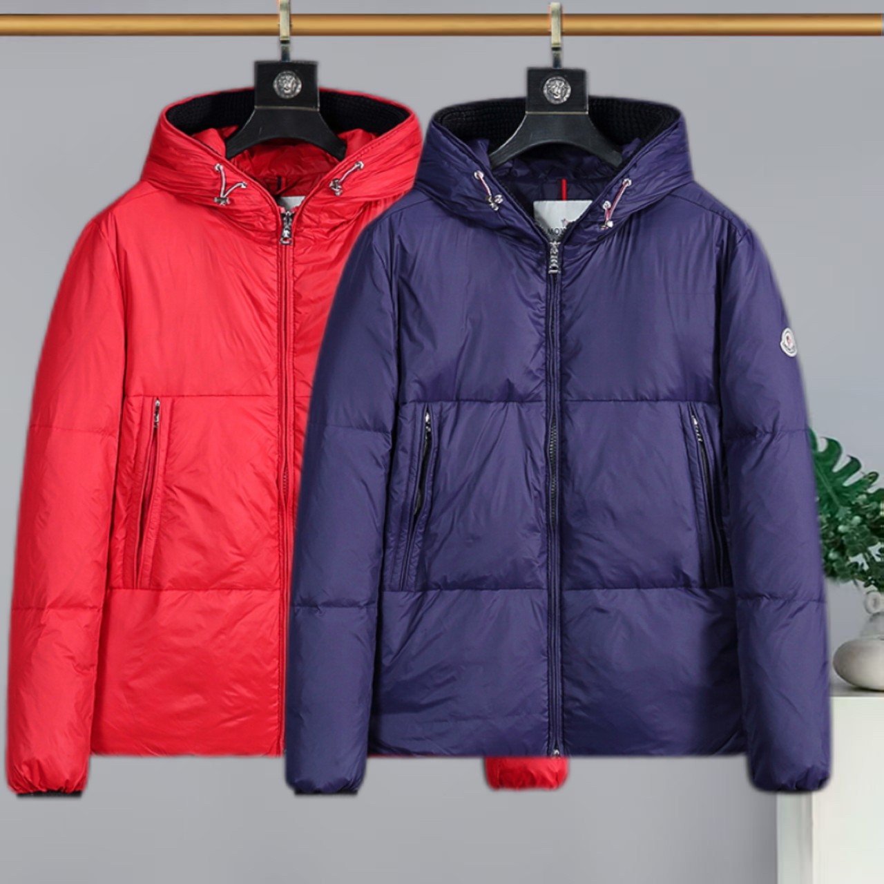 Moncler Male Down Jacket Goose Down Black M-l-xl