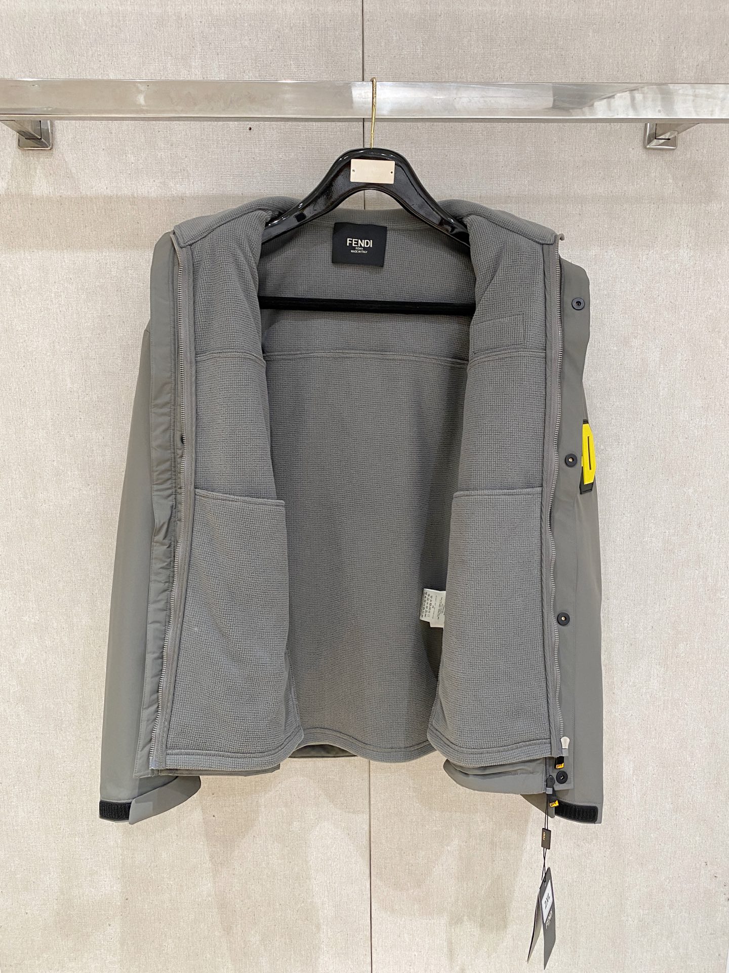 Fendi Down Jacket Knitted Black S-m-xxxl