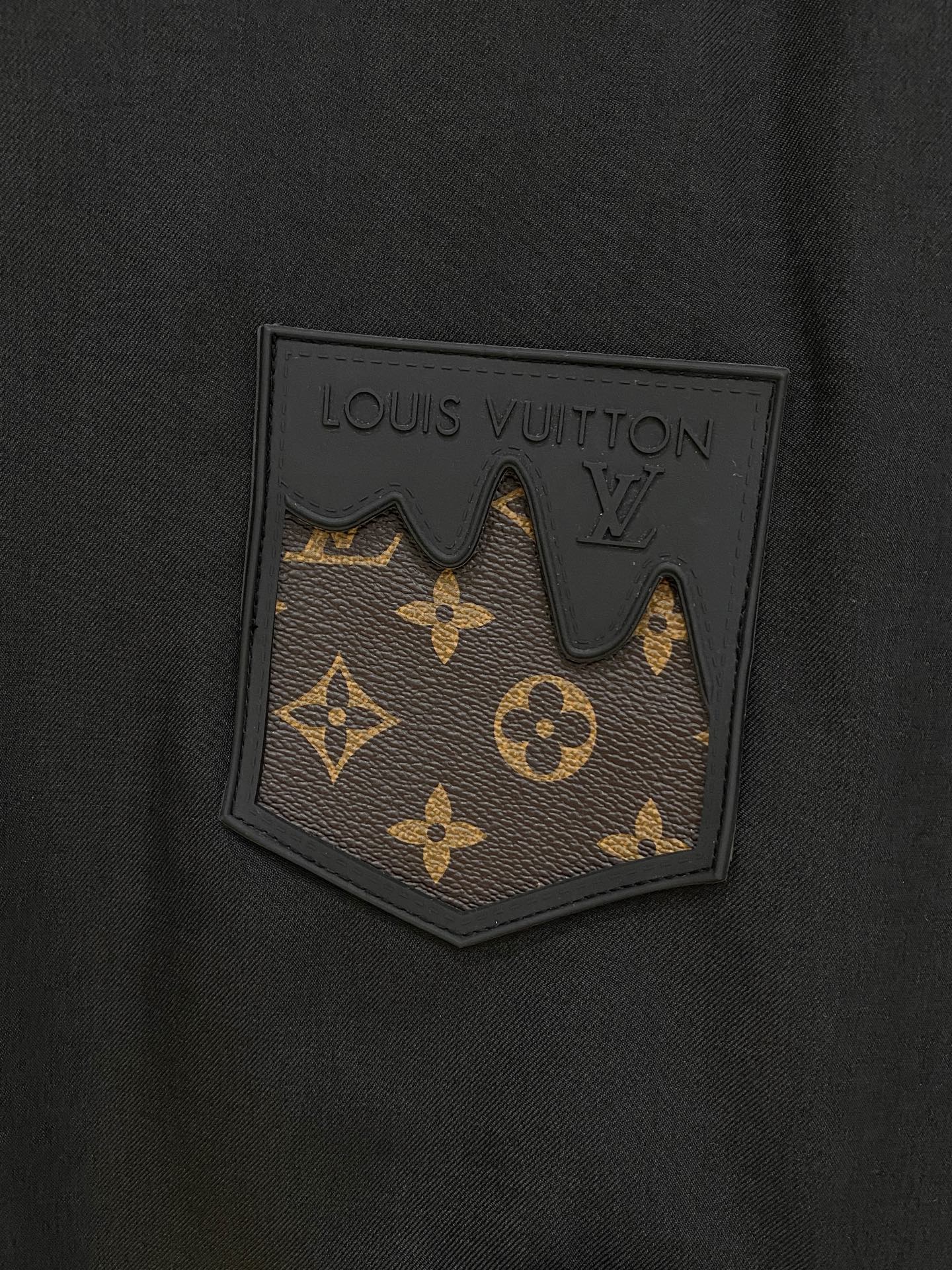Louis Vuitton Down Jacket Goose Down Black S-m-l-xxxl